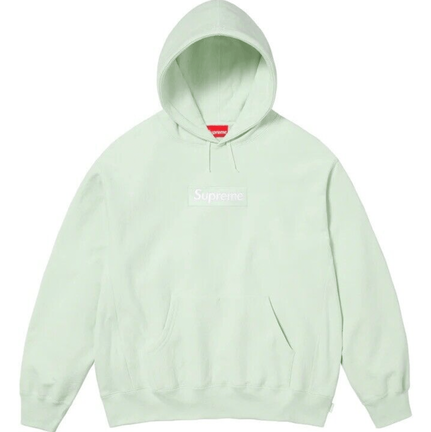 Pre-owned Supreme Box Logo Hoodie In Light Green