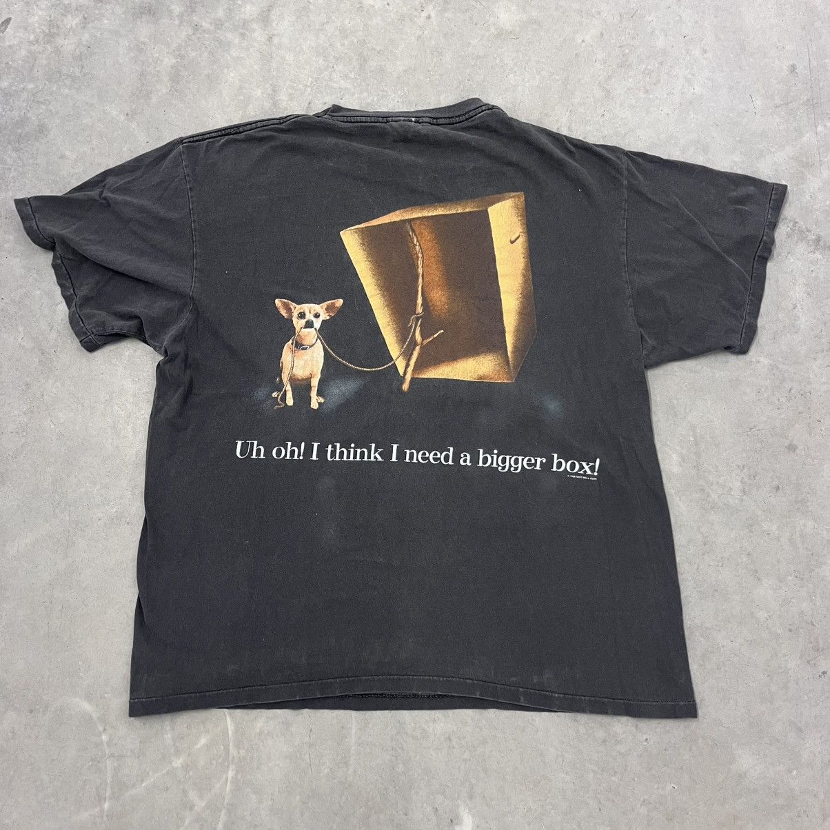 Vintage Vintage 1998 Taco Bell Chihuahua Lizard Shirt Promotion Tee Size US XL / EU 56 / 4 - 4 Thumbnail
