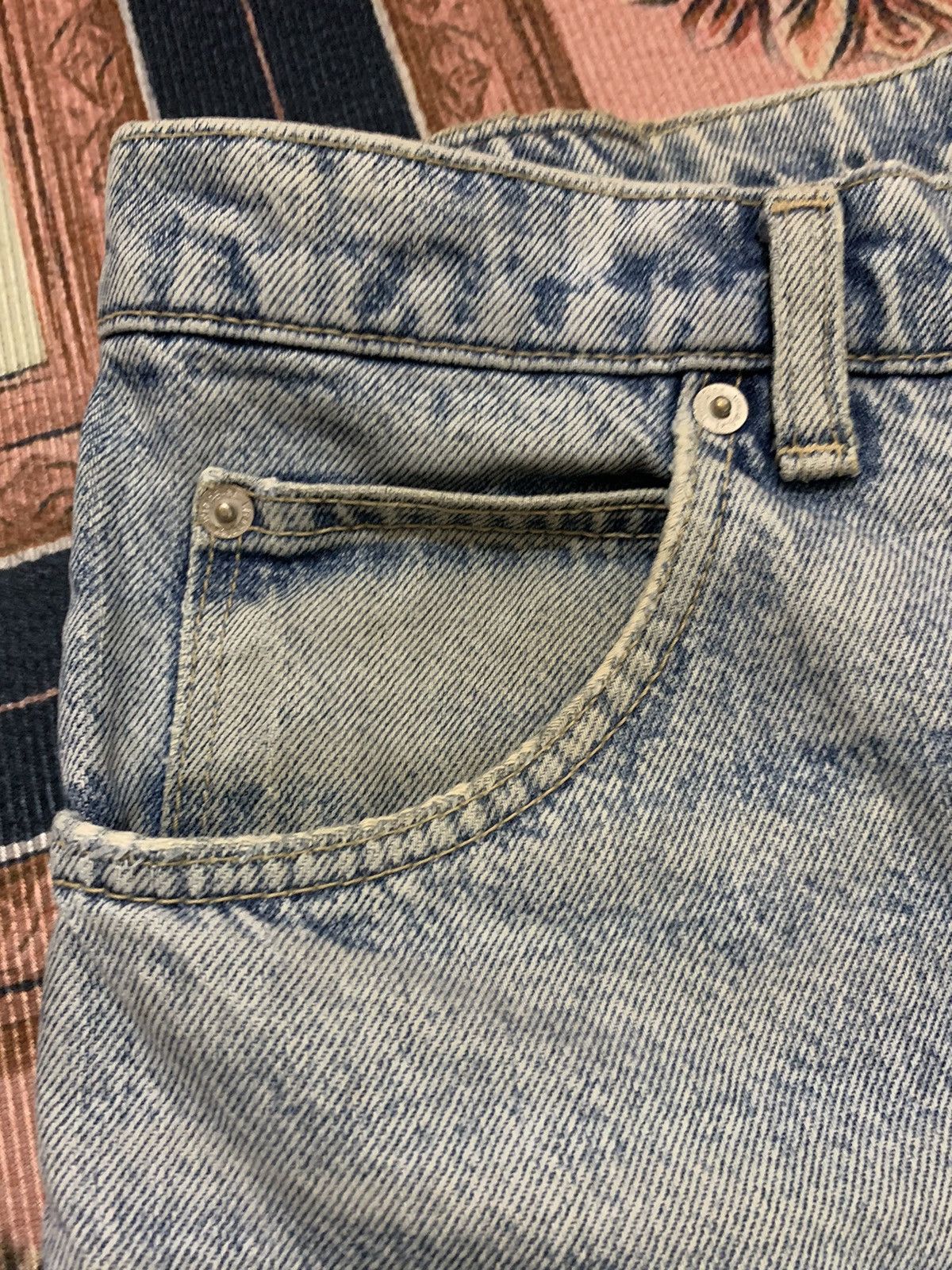 Wrangler Vintage Wrangler Distressed Denim Size US 33 - 3 Thumbnail