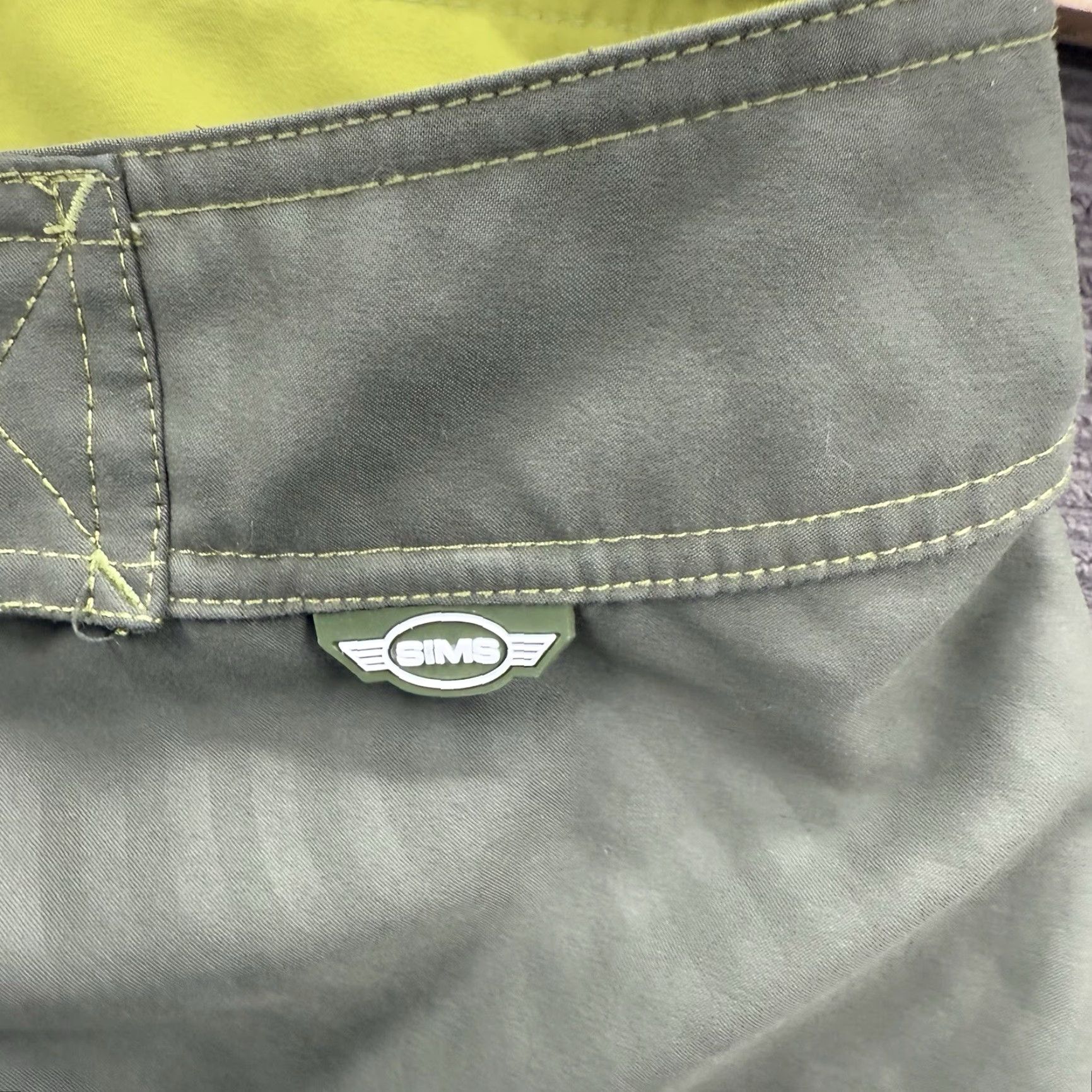 Swims SIMS Board Shorts Men 34 Green Multicolor 100% Polyester 10" Inseam Beach Swim Bottoms Geometric Pattern Size US 34 / EU 50 - 7 Thumbnail