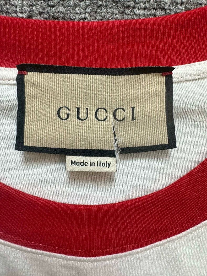 Gucci GucciWhite and red color matching GG short sleeves 2503-Nex Size US S / EU 44-46 / 1 - 4 Thumbnail