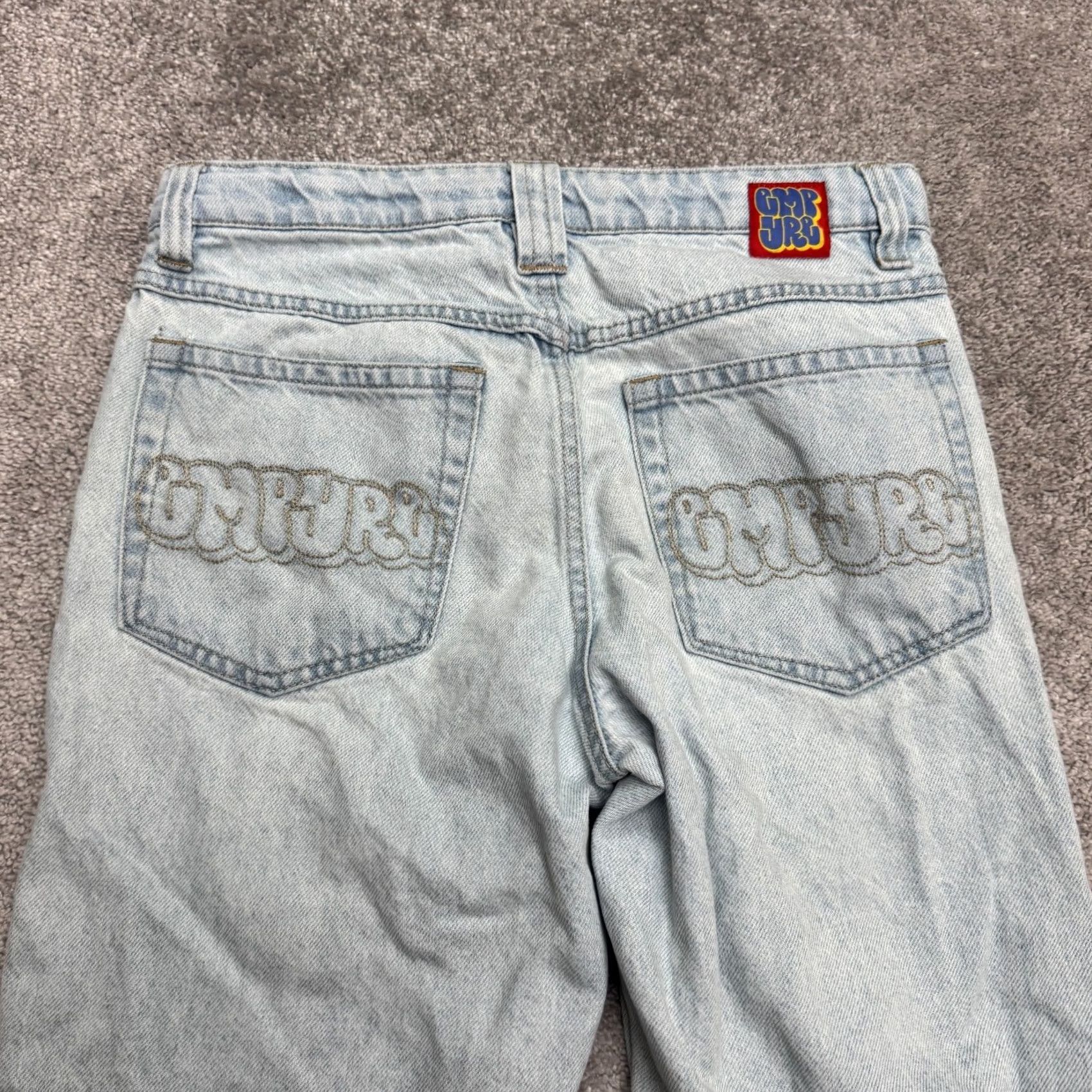 Empyre VINTAGE Empyre Jeans 90s City Streetwear 25 Light Blue Denim High Rise 5-Pocket Womens Size 42" / US 20 - 4 Thumbnail
