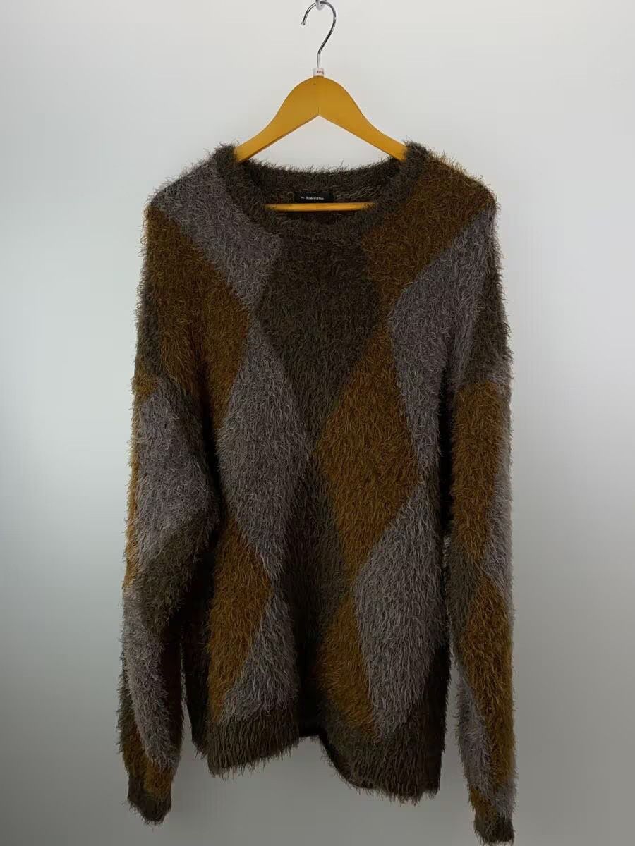 Number (N)ine Diamond Fluffy Knit Sweater Size US XL / EU 56 / 4 - 1 Thumbnail