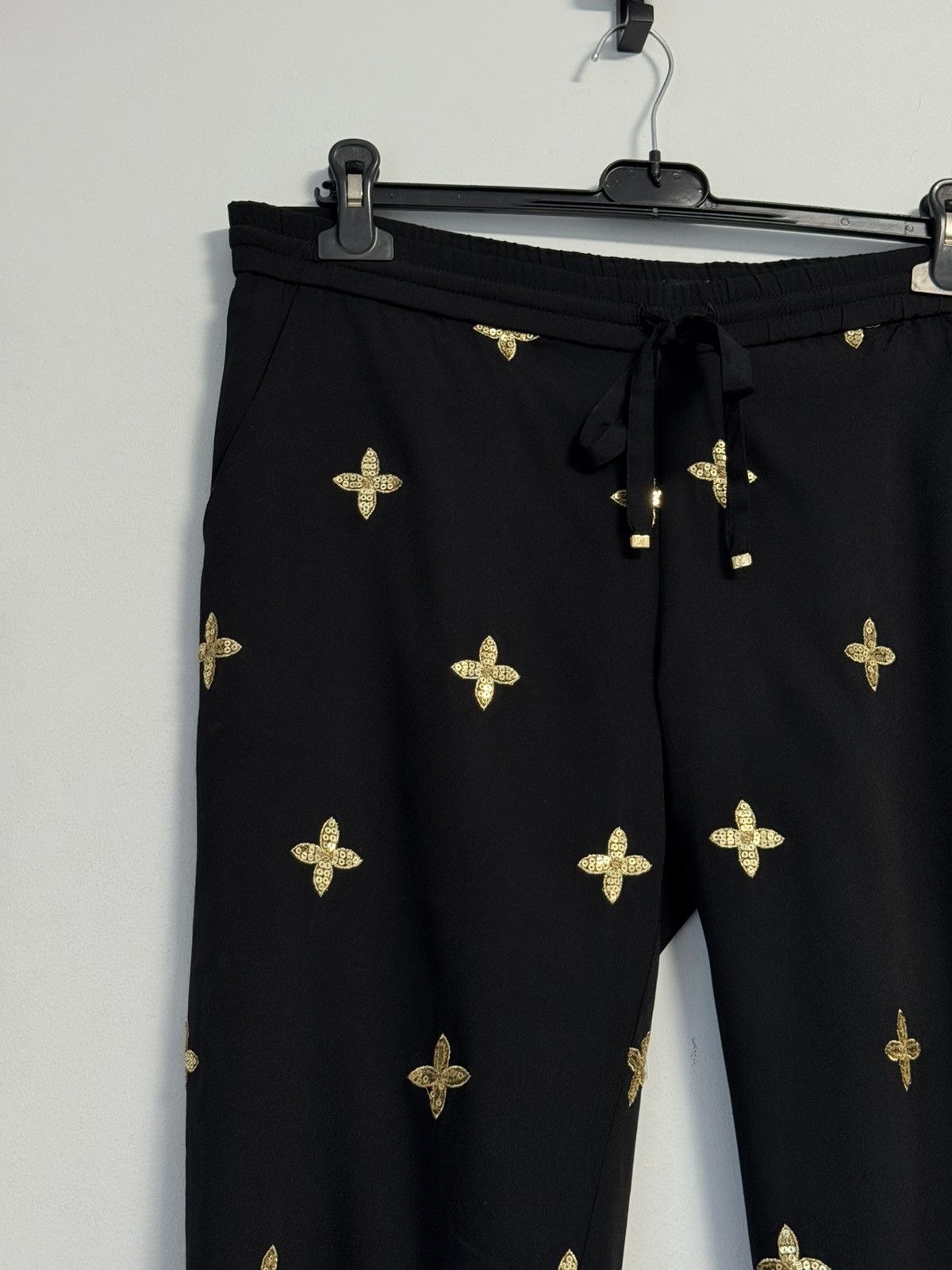 Juicy Couture Juicy Couture Womens Pants Size M Black Crepe Jogger Size 32" / US 10 / IT 46 - 5 Thumbnail
