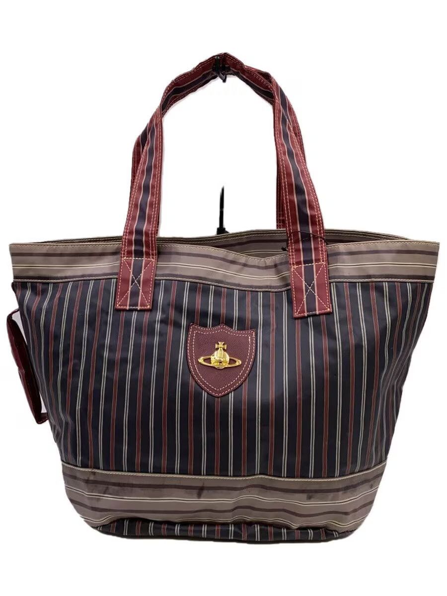 Vivienne Westwood Orb Crest Striped Tote Bag Size ONE SIZE - 1 Thumbnail