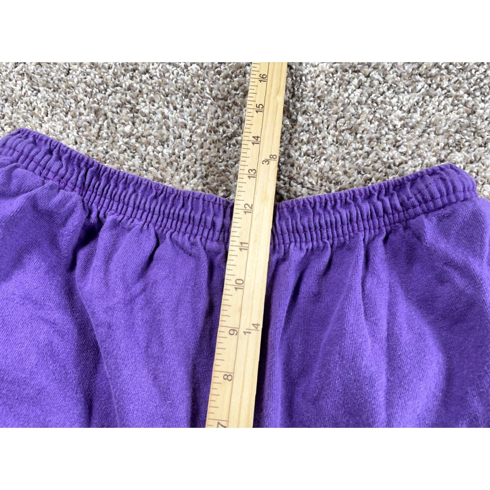 Vintage VINTAGE Jostens US Army Fort Hood Athletic Shorts Adult Large Purple 7" Inseam Casual Mens Size US 27 - 7 Thumbnail