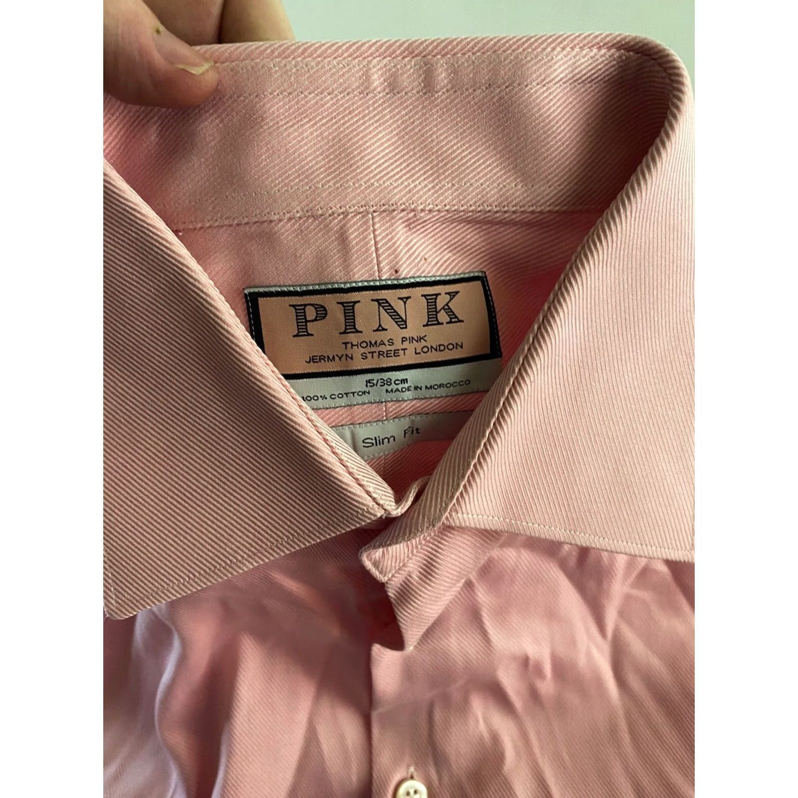 Pinko Thomas Pink Slim fit LONG SLEEVE SHIRT Small S Mens Size US S / EU 44-46 / 1 - 2 Thumbnail