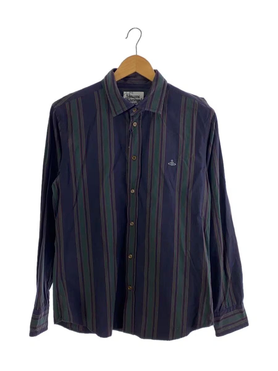 Vivienne Westwood Striped Orb Button Shirt Size US M / EU 48-50 / 2 - 1 Thumbnail