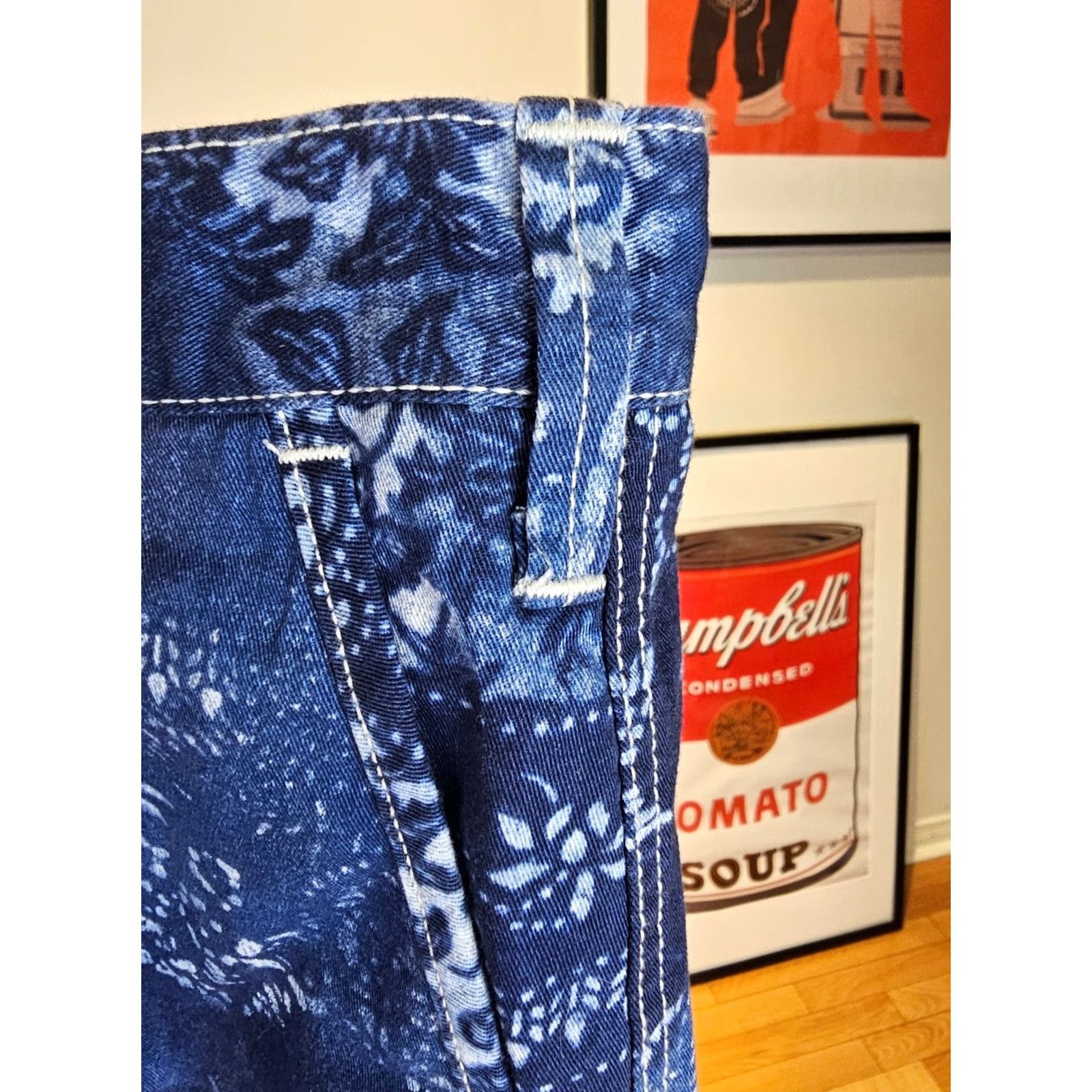 Polo Ralph Lauren VINTAGE POLO RALPH LAUREN NAVY BANDANA PATTERN SHORTS SZ 36 Mens Navy Bandana Pattern Short Pants 36 23in 36in Size US M / EU 48-50 / 2 - 7 Thumbnail
