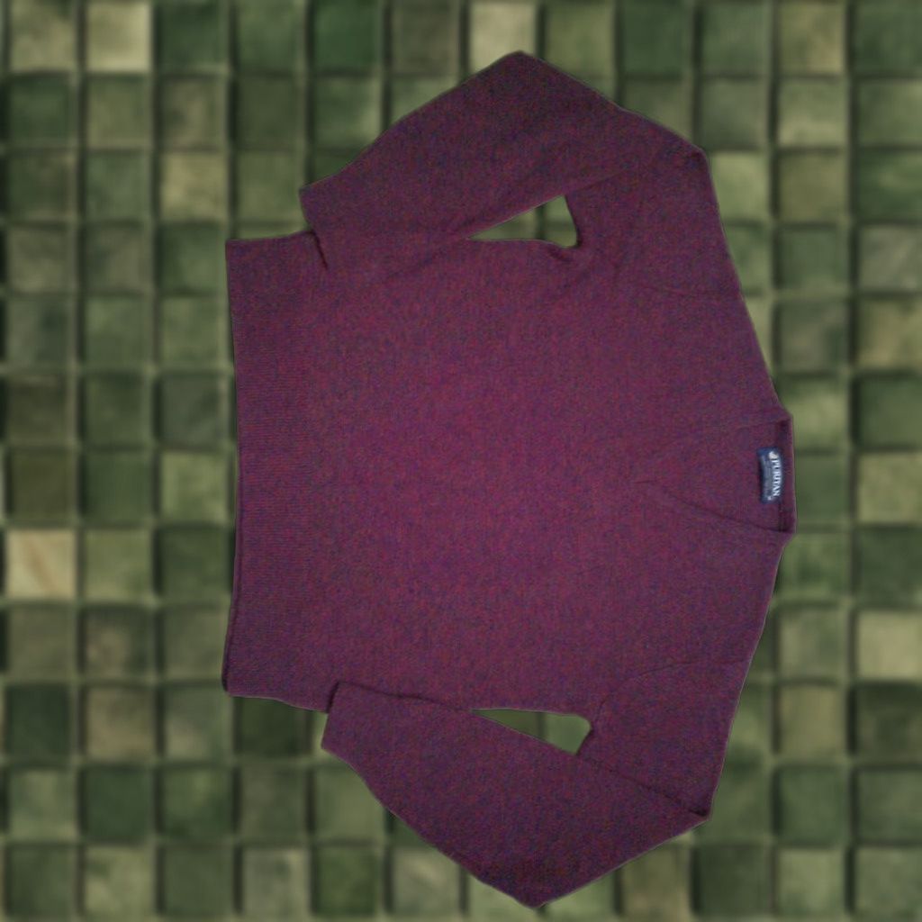 Vintage VINTAGE Miller Puritan V Neck Sweater Mens M Maroon 80s Sweater Mens M Maroon 80s Size US M / EU 48-50 / 2 - 1 Thumbnail