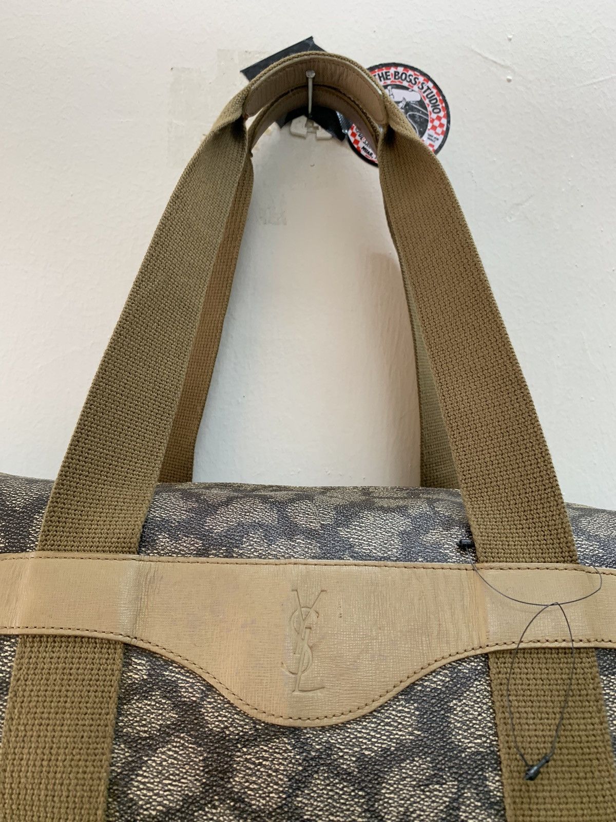 Vintage × Yves Saint Laurent Yves Saint Laurent Authentic Vtg Giraffe Large Travel Bag Size ONE SIZE - 2 Thumbnail