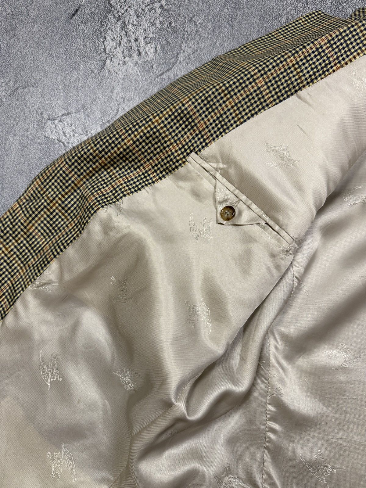 Burberry Crazy Vintage Burberry Blazer Size 54R - 8 Thumbnail