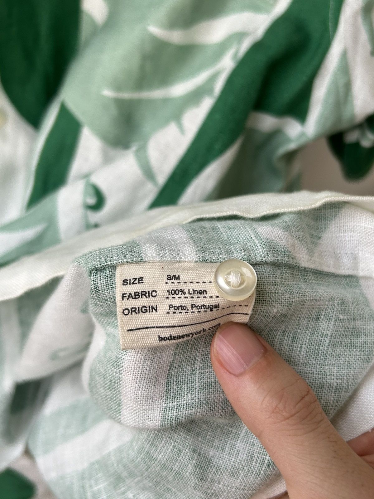 Bode BODE 2022 Green Prairie Willow Shirt Size US M / EU 48-50 / 2 - 5 Thumbnail
