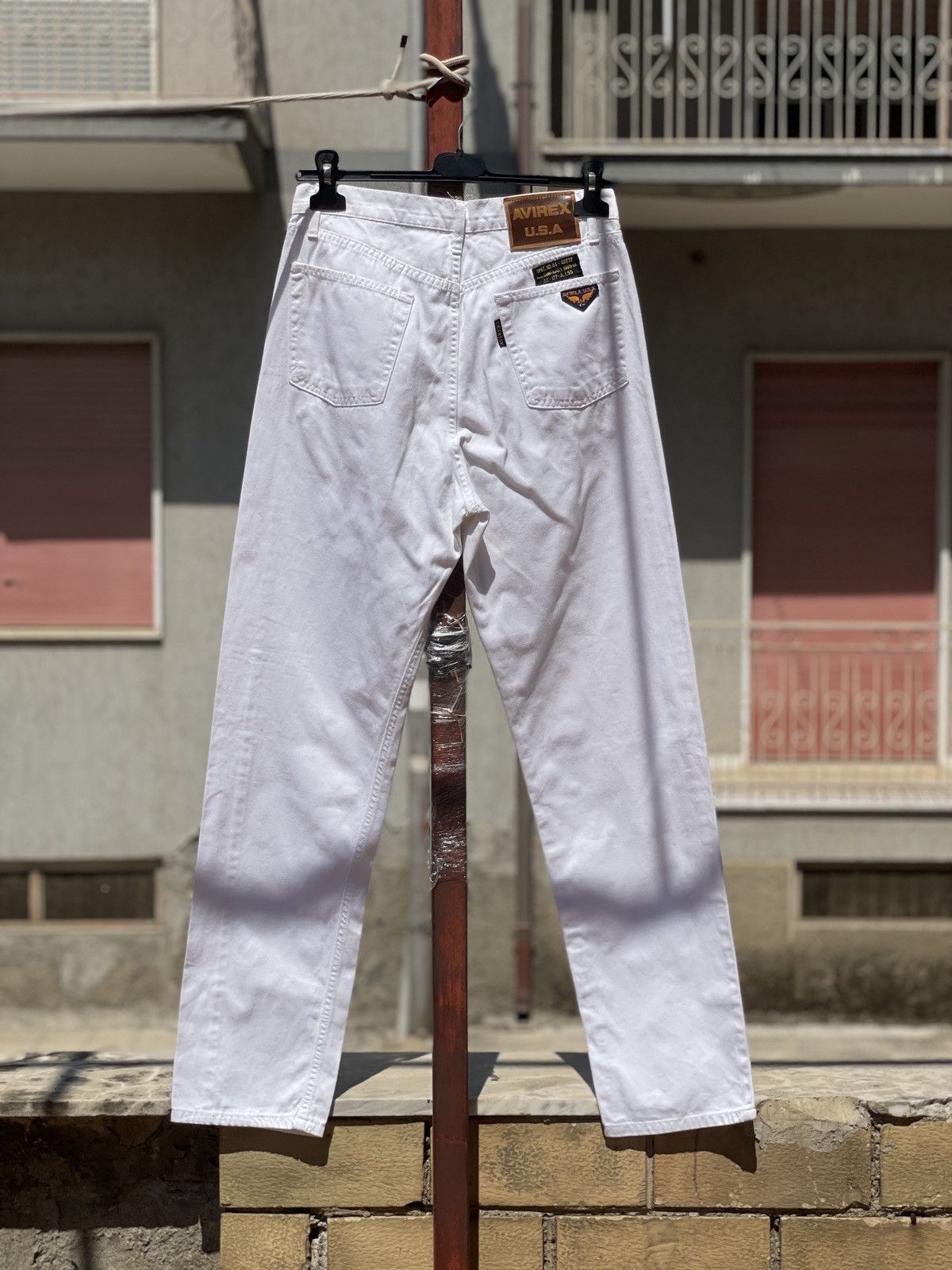 Avirex × Vintage Men’s AVIREX USA WHITE JEANS PANTS SIZE 29 Size US 29 - 1 Thumbnail