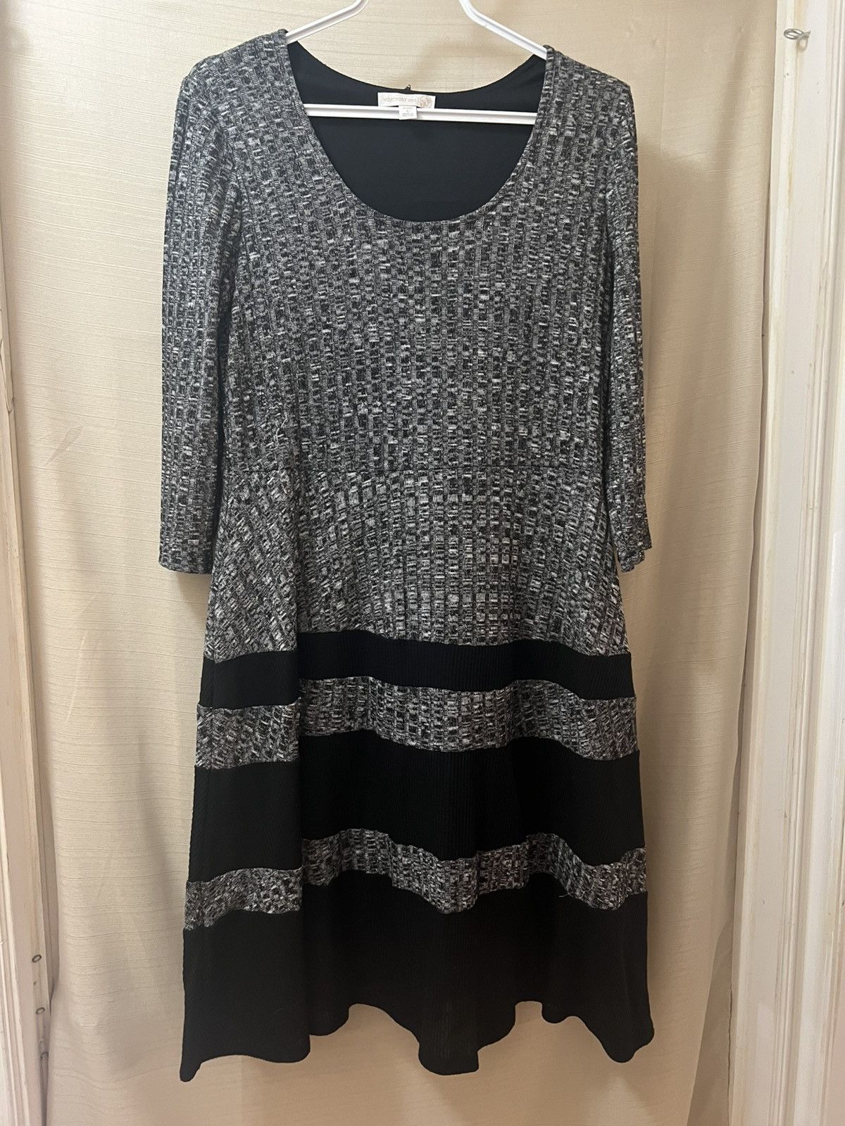 Other Westport 1962 black and grey dress size large Size L / US 10 / IT 46 - 1 Thumbnail