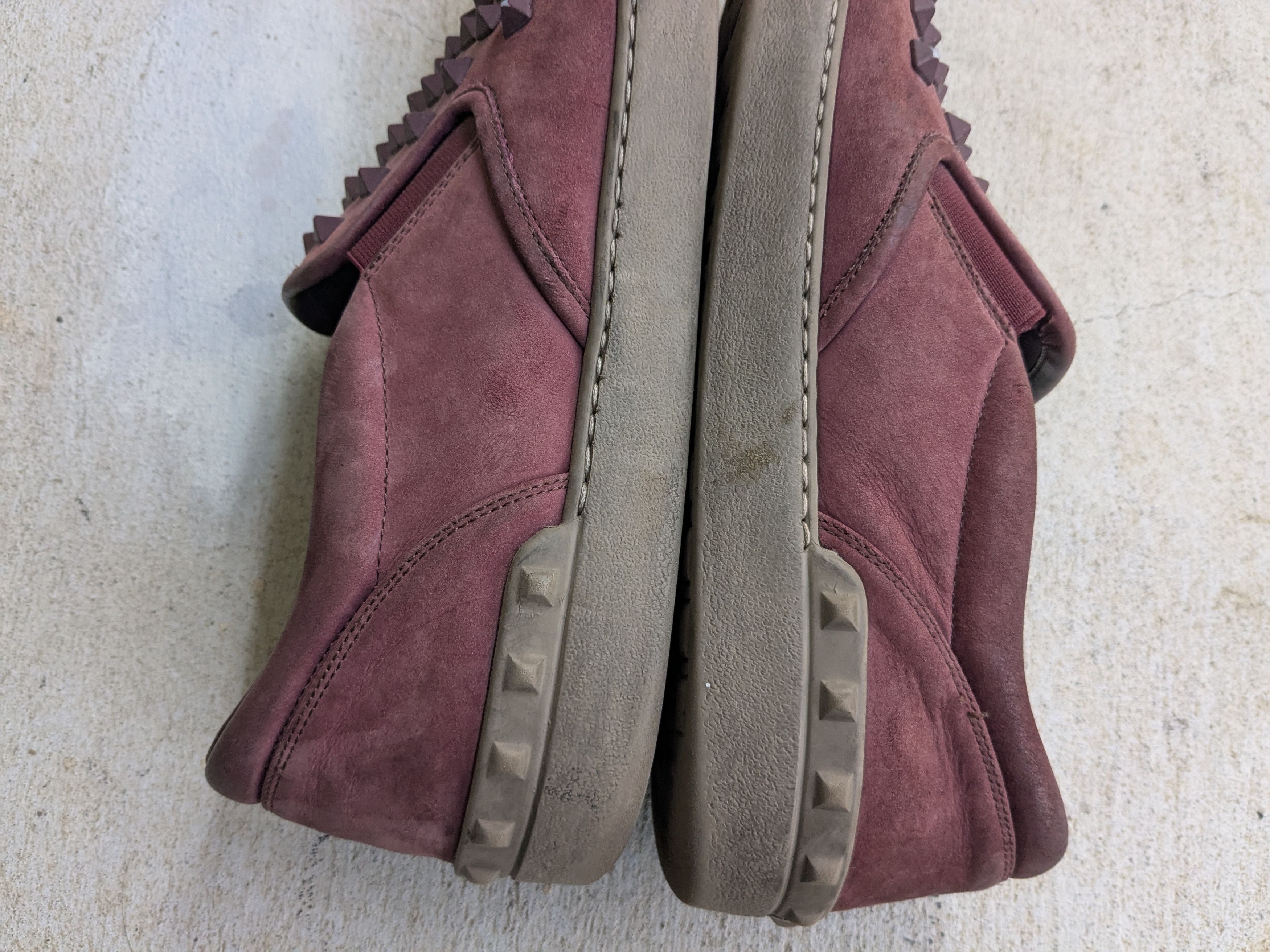Valentino Valentino Slip On Sneakers Spikes Burgundy Red 8 41 Size US 8 / EU 41 - 9 Thumbnail