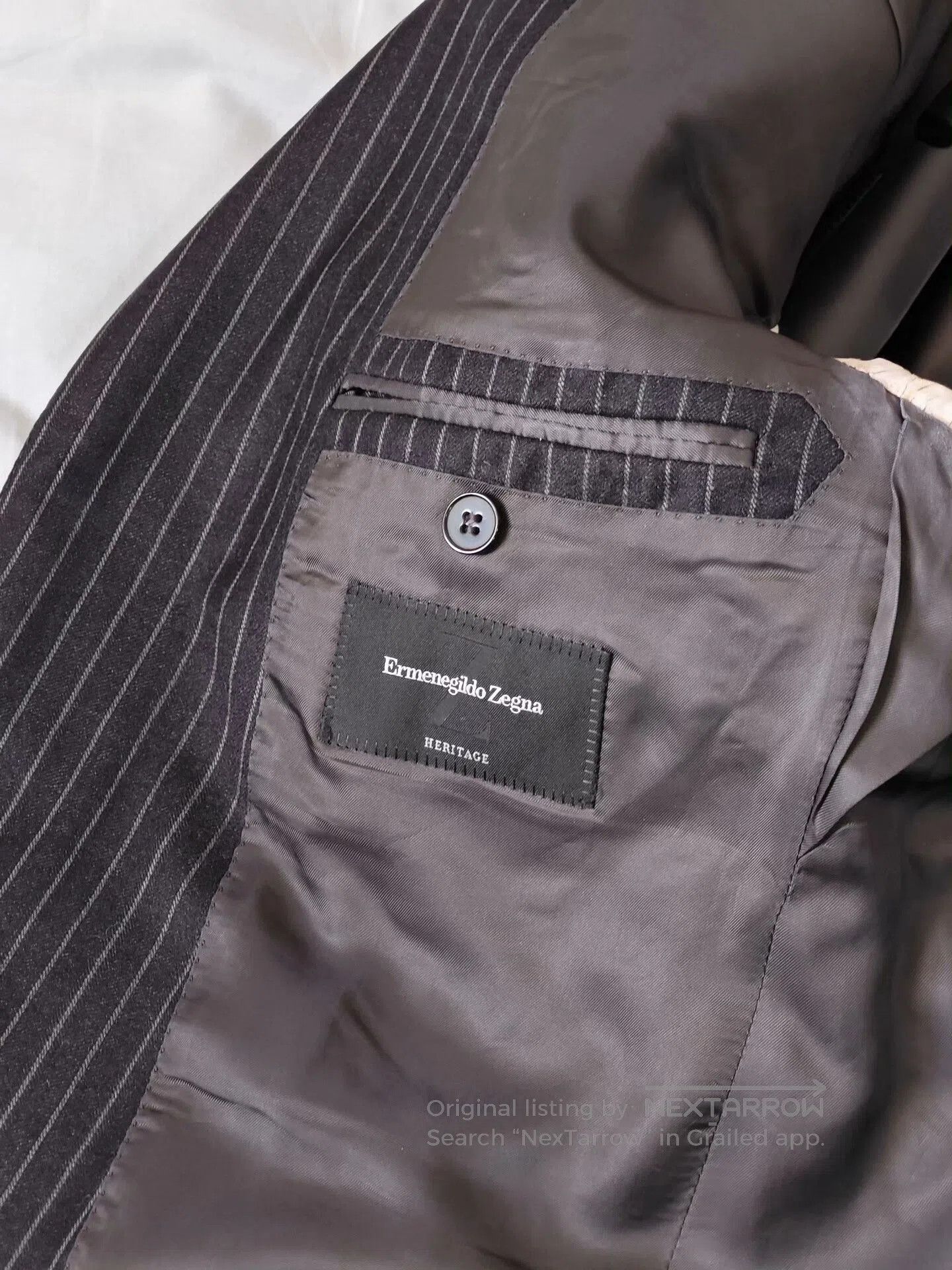 Ermenegildo Zegna Zegna Italian Wool Linen Blend Suit. Size US M / EU 48-50 / 2 - 7 Thumbnail