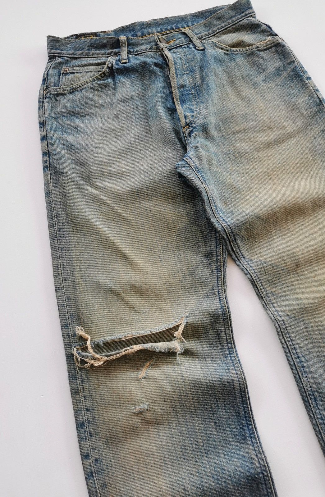 Lee Mudwash Vintage Lee Edwin Distressed Denim Jeans Size US 31 - 4 Thumbnail