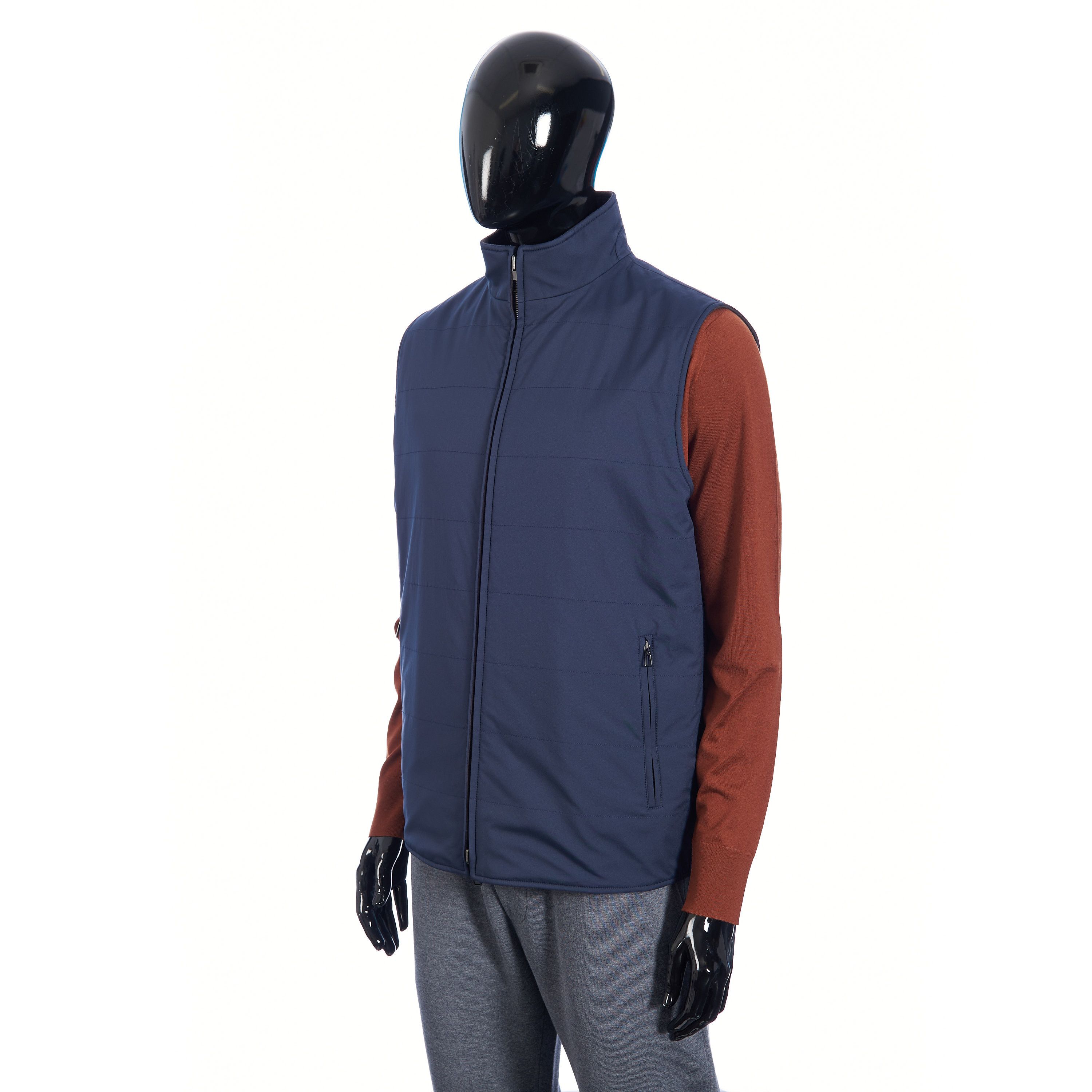 Loro Piana Delray Reversible Vest In Cashmere Storm System Size US M / EU 48-50 / 2 - 3 Thumbnail