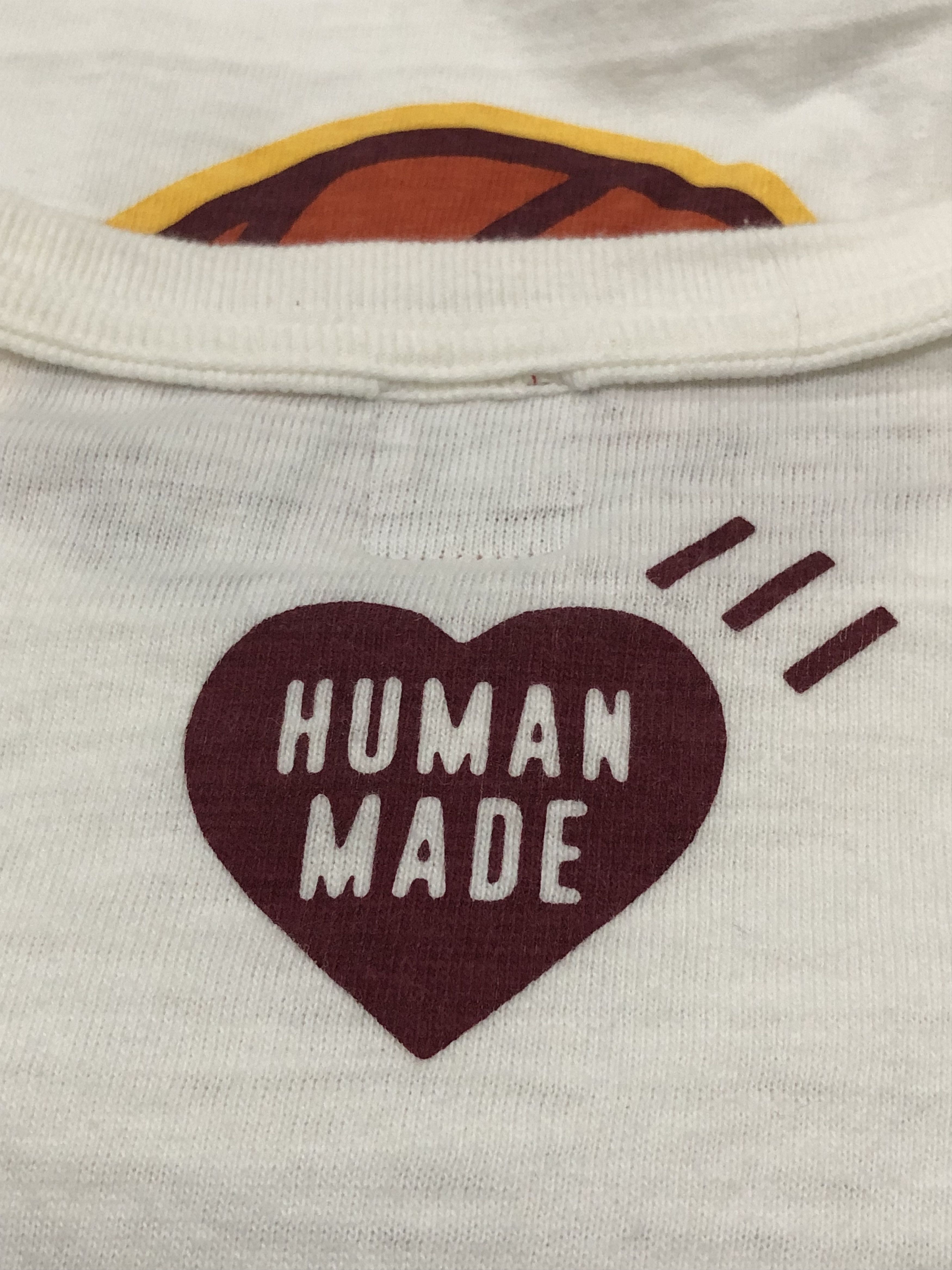 Designer × Human Made × Nigo Japanese Designer Human Made x RAGE Men White Tshirt Size US XL / EU 56 / 4 - 7 Thumbnail