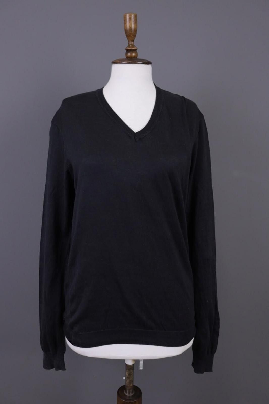 J.Crew J.Crew Black V-Neck Jumper Knit Sweater Size M Size M / US 6-8 / IT 42-44 - 1 Thumbnail
