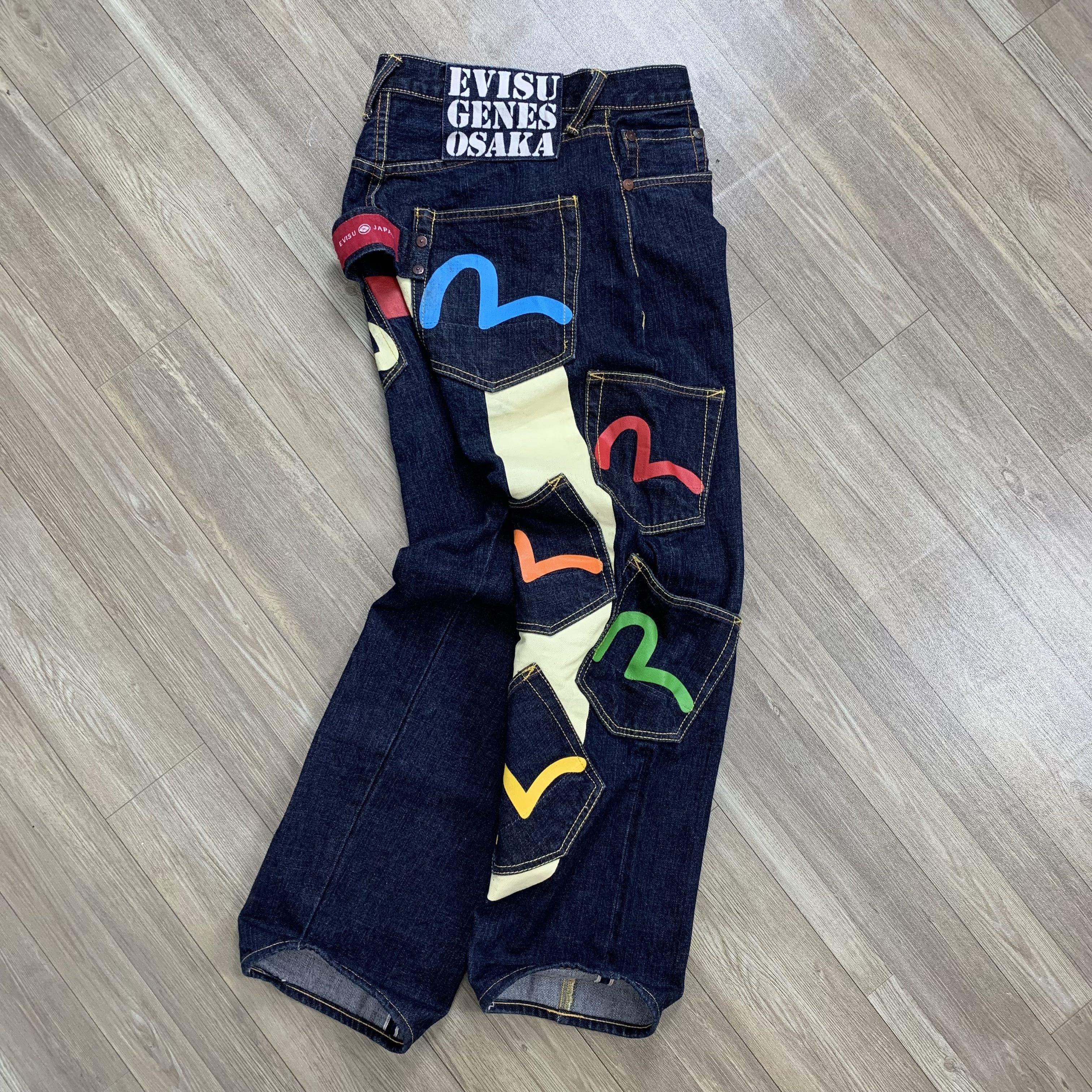 Evisu Evisu Daicock Multipockets Selvedge Denim Pants Size US 30 / EU 46 - 12 Thumbnail