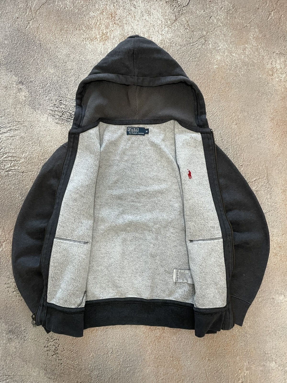 Polo Ralph Lauren Vintage Polo Ralph Lauren Full Zip Heavy Cotton Hoodie Size US M / EU 48-50 / 2 - 5 Thumbnail