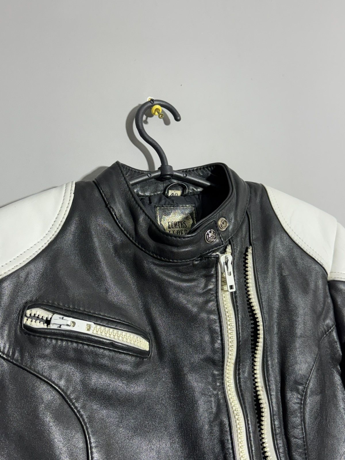 Other Vintage Womens IXS Biker Leather Suit set jacket + pants Size S / US 4 / IT 40 - 4 Thumbnail