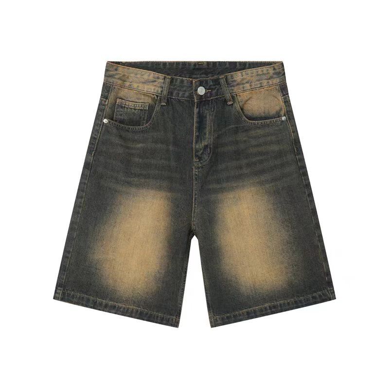 Japanese Brand × Vintage Washed vintage baggy denim shorts Size US 32 / EU 48 - 4 Thumbnail