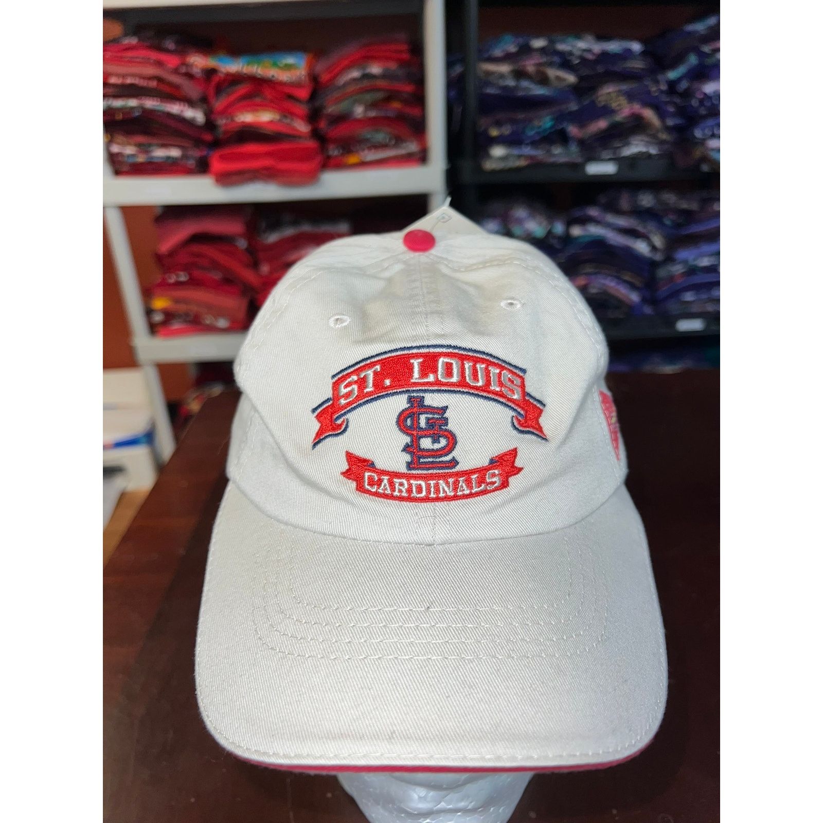 MLB St. Louis Cardinals Hat Baseball MLB Logo Drew Pearson Cap Size ONE SIZE - 2 Thumbnail