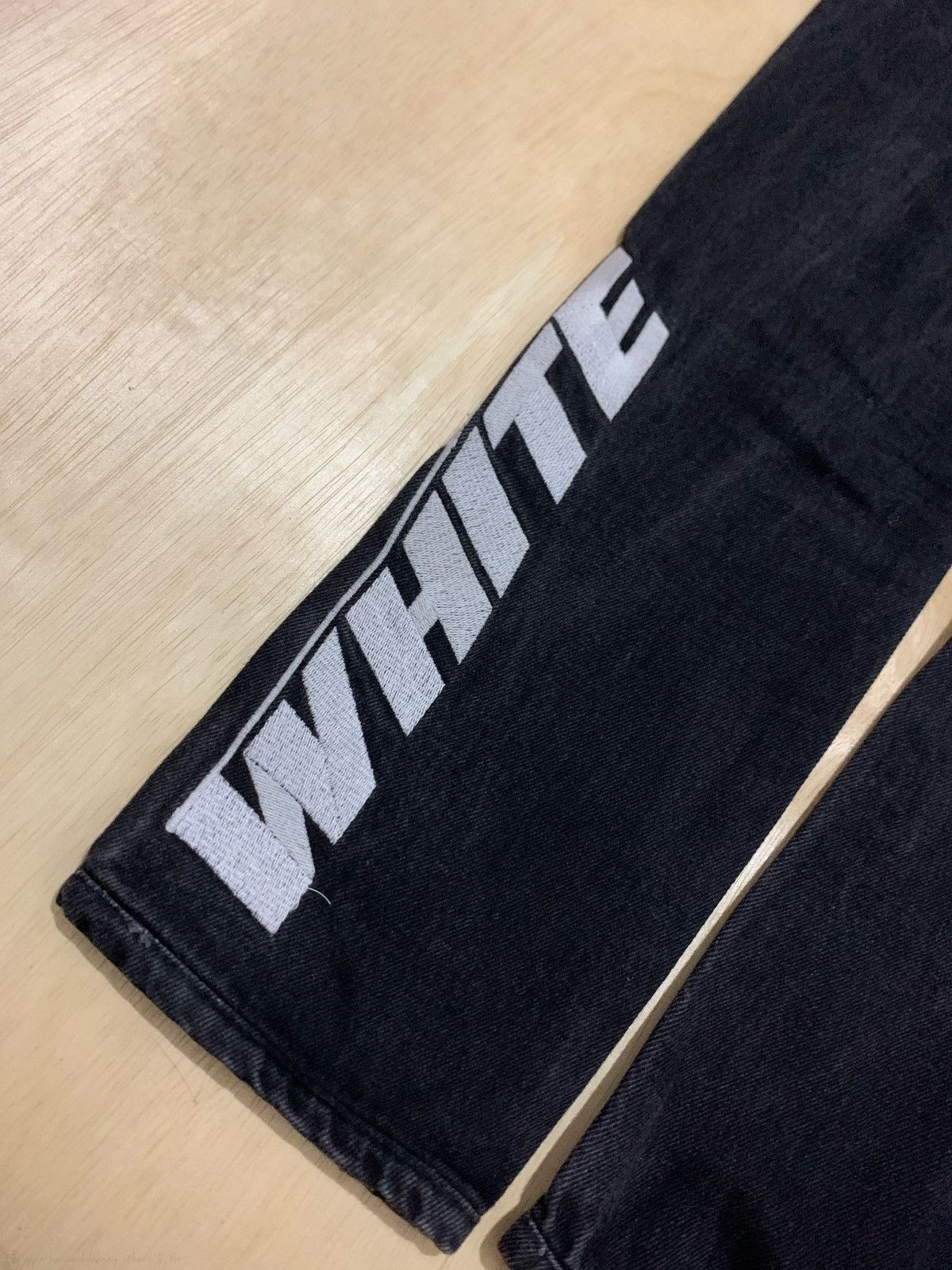 Off-White Off-White Black Denim Size US 31 - 9 Thumbnail