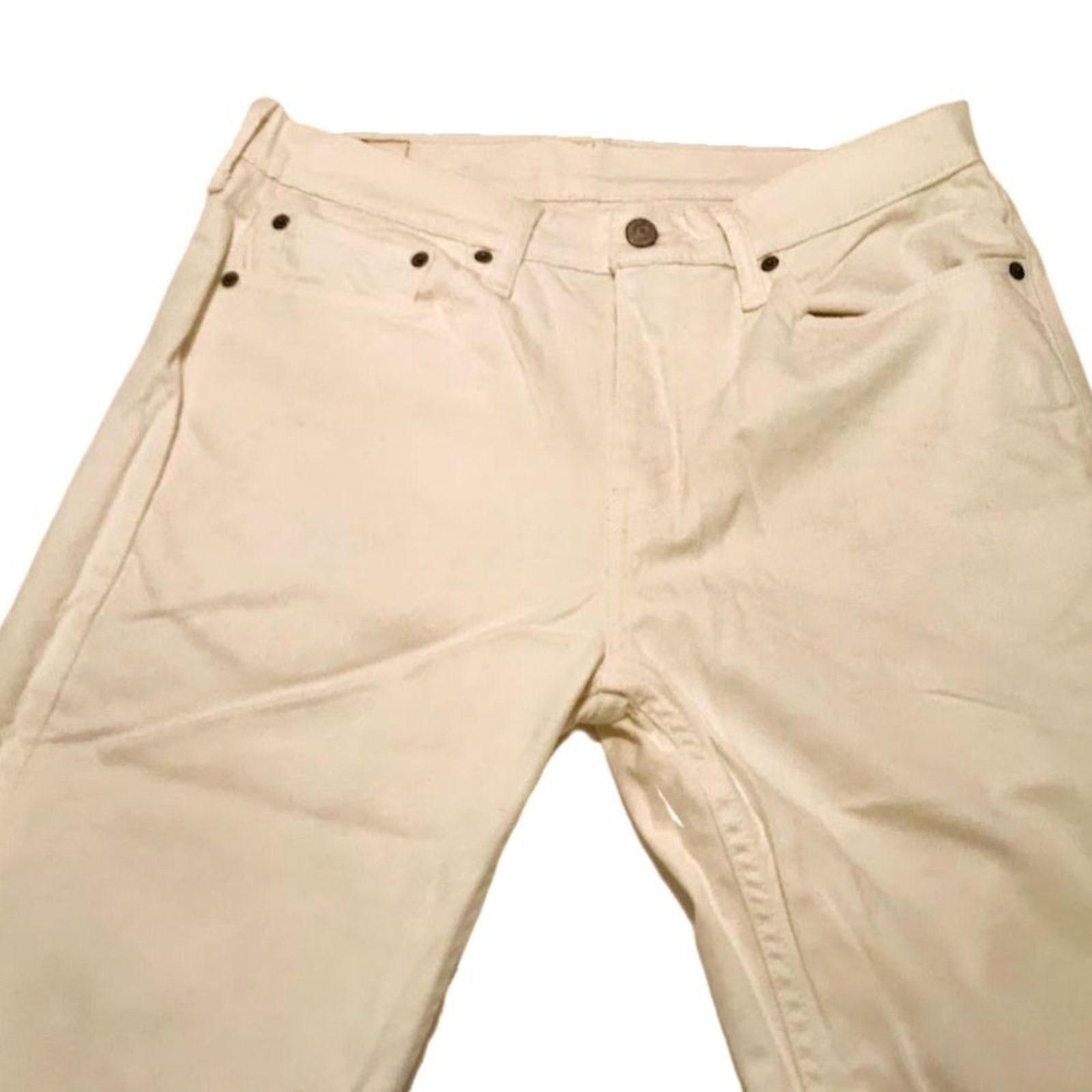Levi's Levi Strauss & Co. Men`s Pants Jeans Denim White W33 L32 Size US 34 / EU 50 - 5 Thumbnail