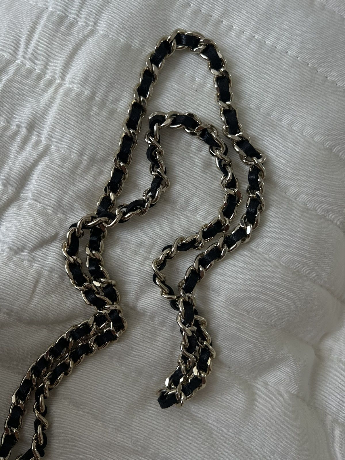 Chanel Chanel Lambskin Quilted Mini Trendy CC Chain Wallet Black Size ONE SIZE - 12 Thumbnail