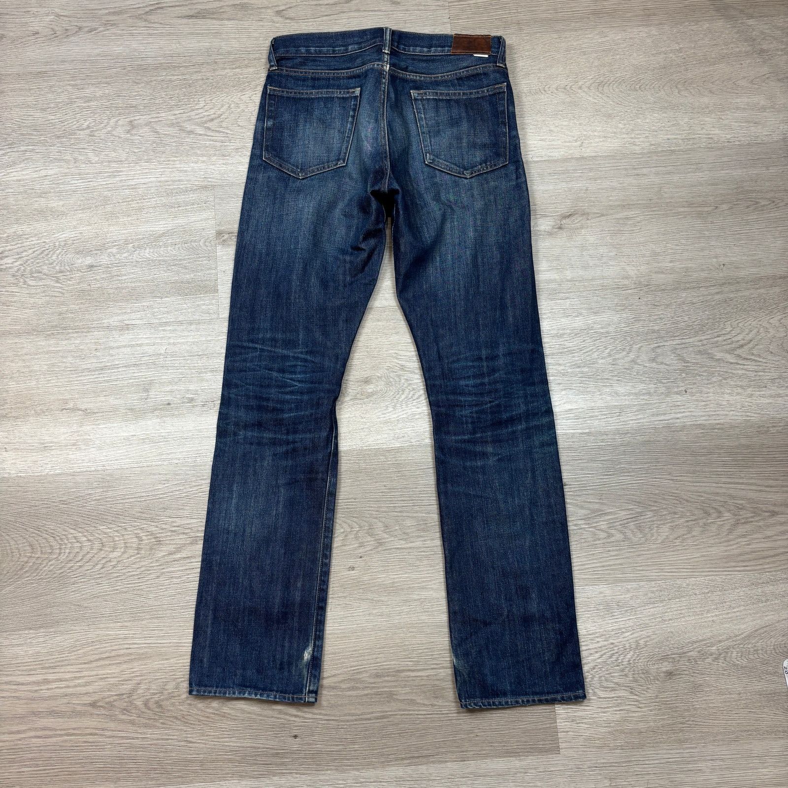 J.Crew J. Crew 770 Kaihara Denim Japanese Straight Leg Jeans 29x32 Size US 29 - 2 Thumbnail