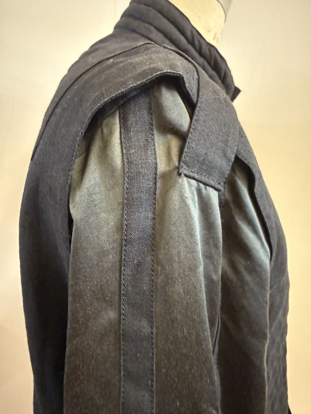 Japanese Brand Hiro Sawatari Linen Moto Bomber Jacket — Made in Japan Size US L / EU 52-54 / 3 - 8 Thumbnail