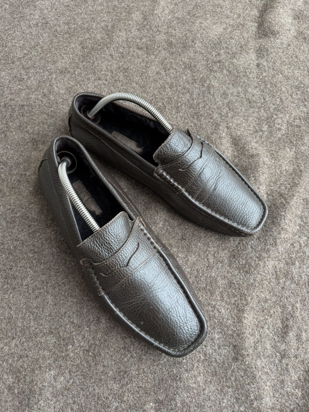 Corneliani Corneliani ID Shearling Moccasins Size US 10 / EU 43 - 3 Thumbnail