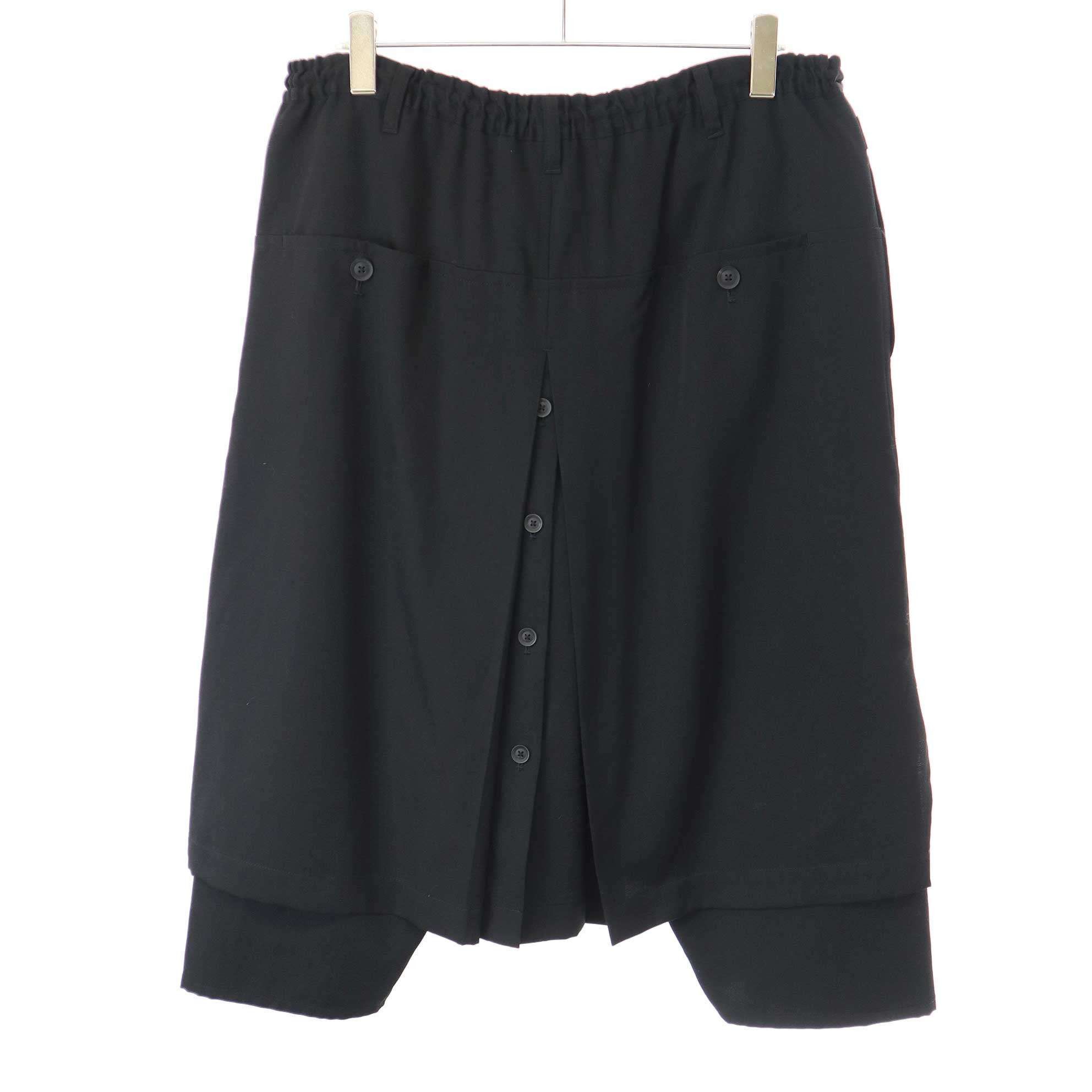 Yohji Yamamoto Yohji Yamamoto Pour Homme 20SS Wrinkled Gabara Wrap Pants Size US 36 / EU 52 - 2 Thumbnail