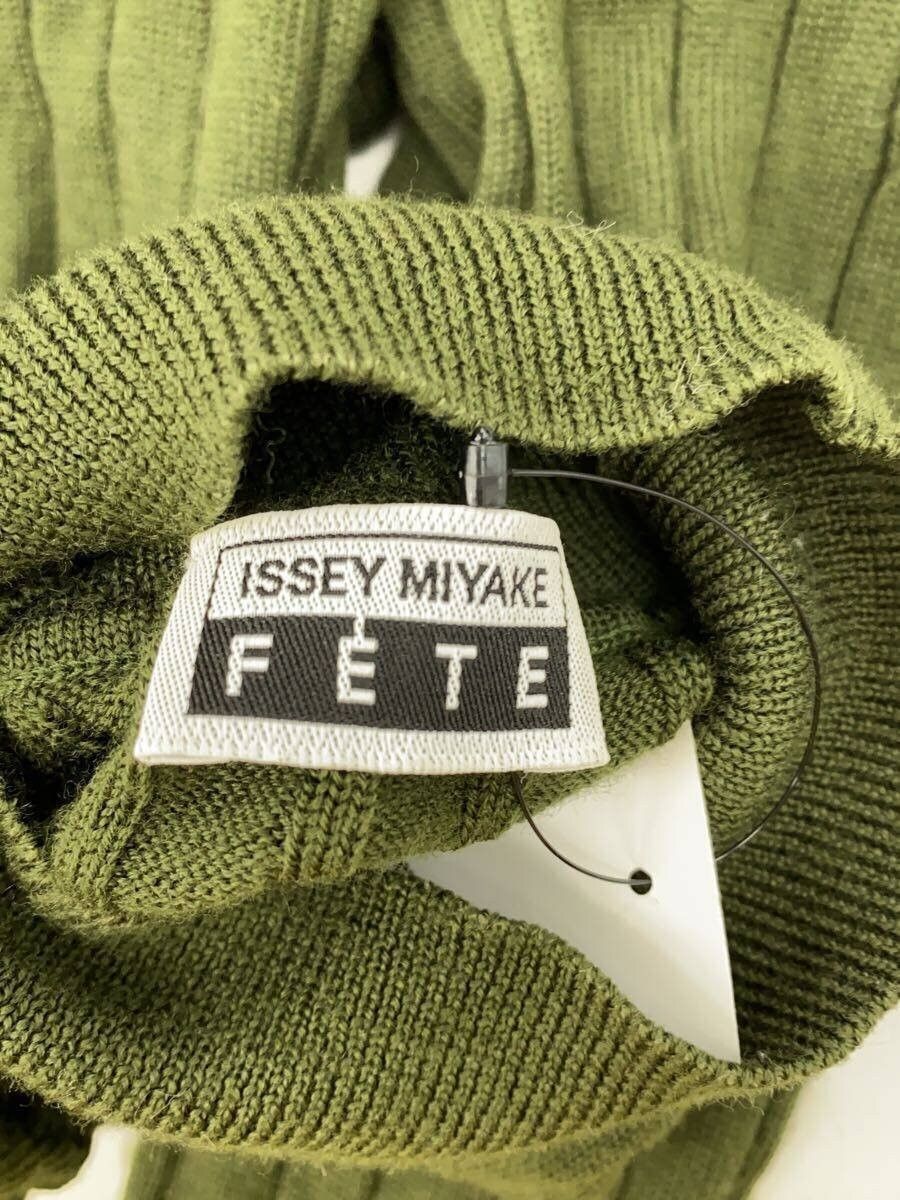 Issey Miyake Ribbed Cable Knit Pattern Wool Knit Sweater Size M / US 6-8 / IT 42-44 - 4 Thumbnail