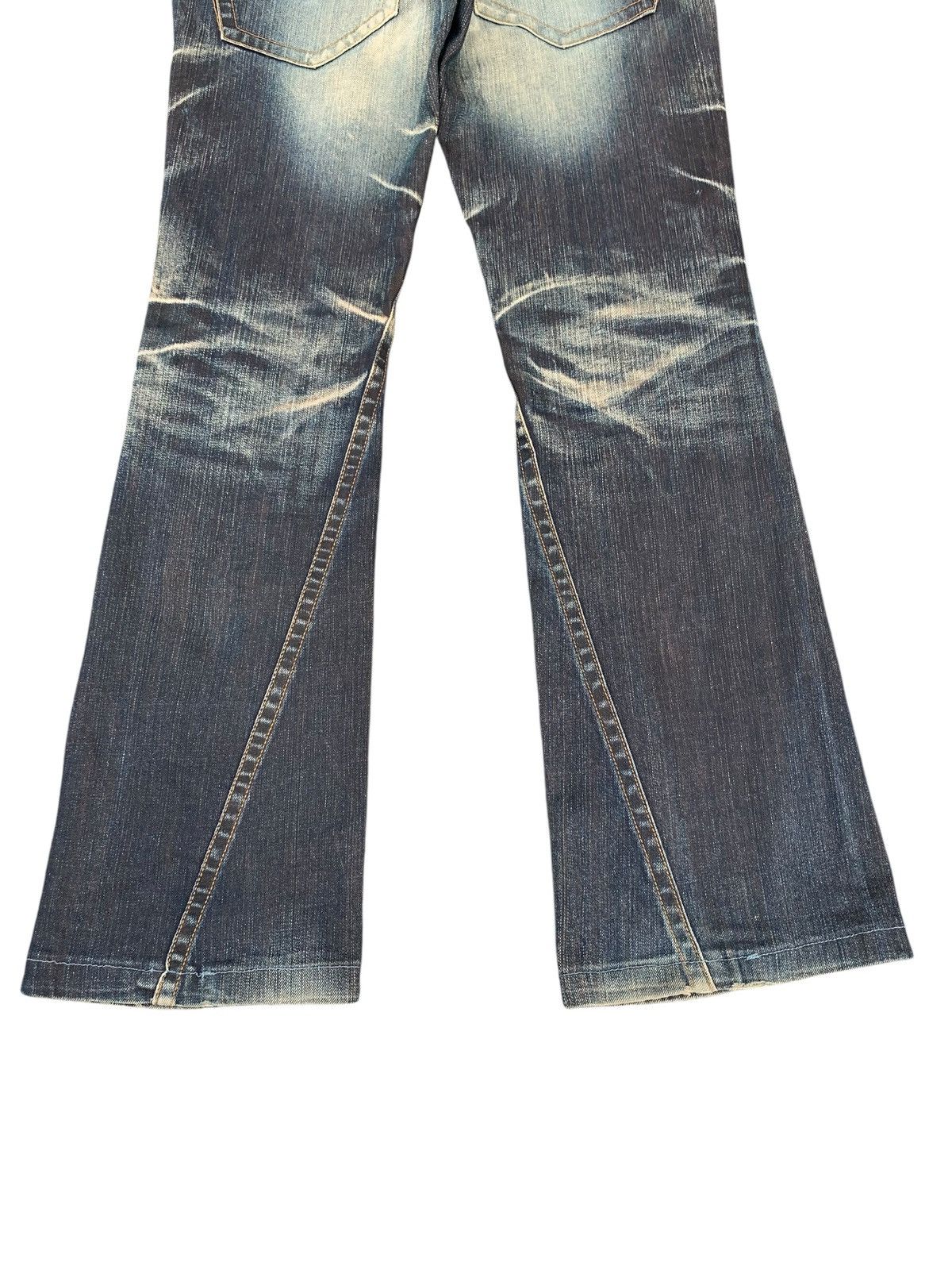 Tornado Mart FLARE TORNADO MART MUDWASH DISTRESSED DENIM Size US 34 / EU 50 - 9 Thumbnail