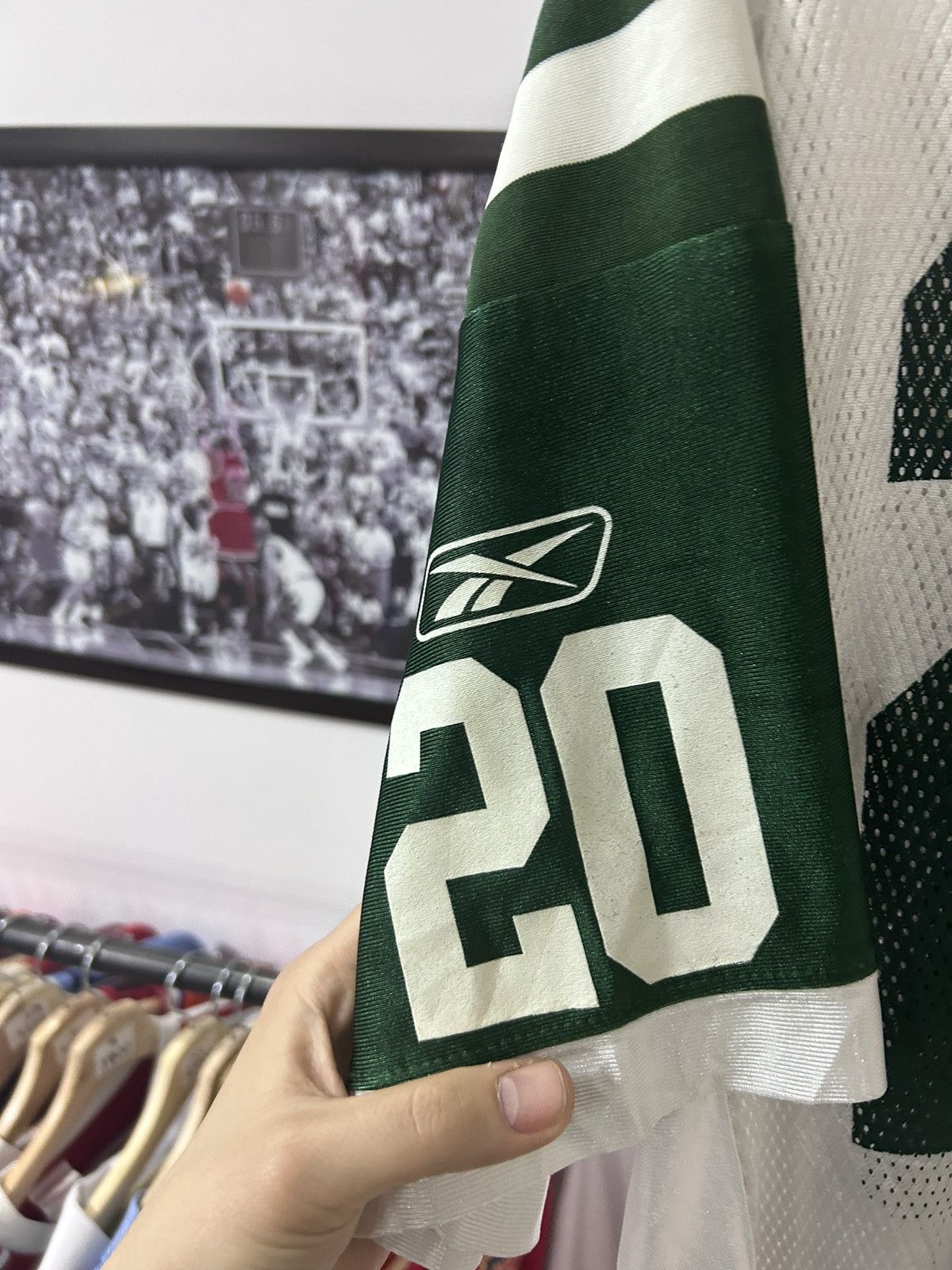 NFL × Vintage New York Jets Jones Full team signed jersey Size US L / EU 52-54 / 3 - 9 Thumbnail