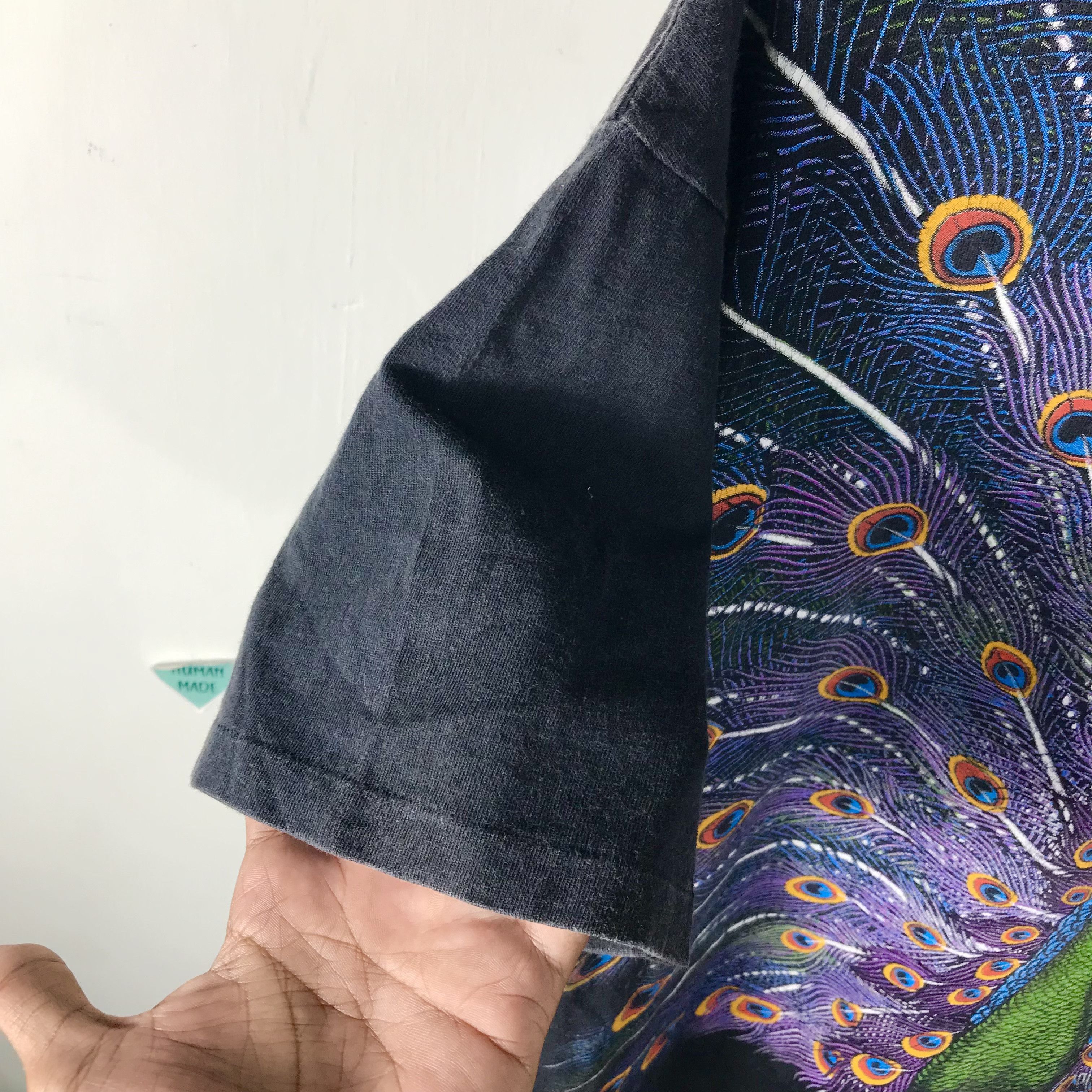 Habitat Rare 90s peacock habitat all overprint shirt liquid blue Size US XL / EU 56 / 4 - 7 Thumbnail