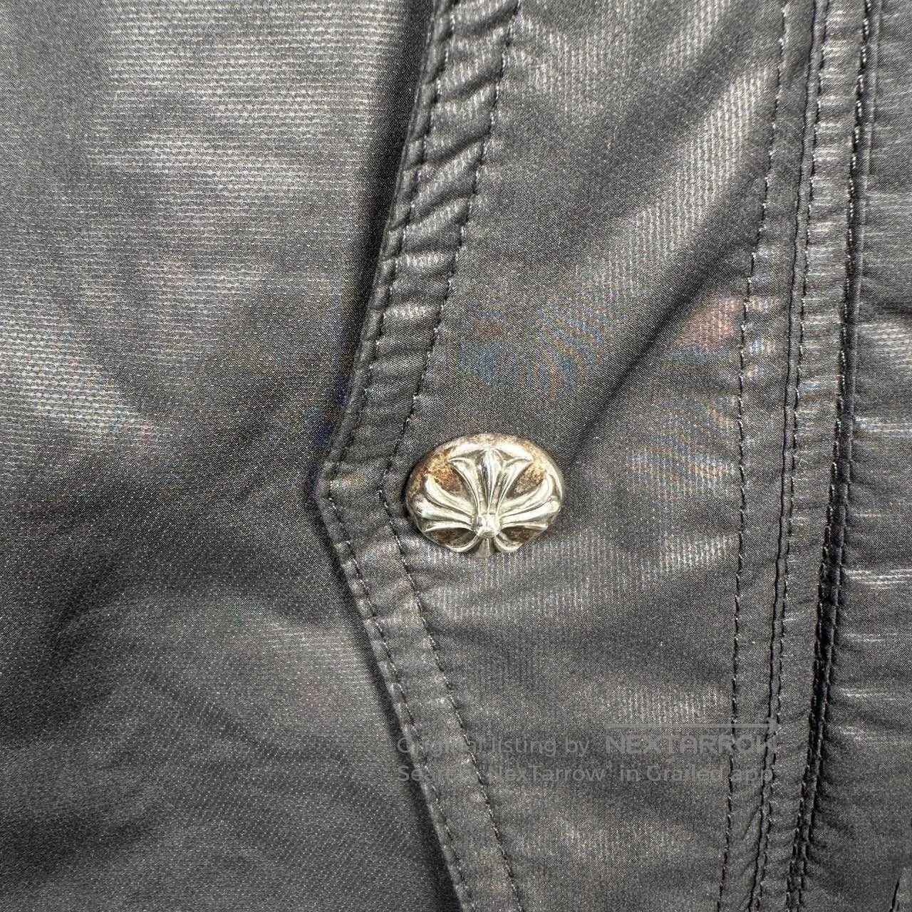 Chrome Hearts chrome hearts nylon zip jacket in black. Size US S / EU 44-46 / 1 - 5 Thumbnail