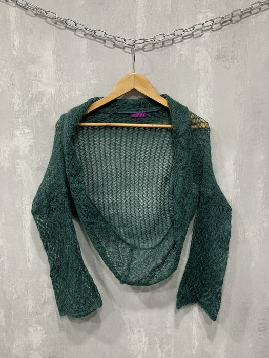 Designer Vintage Mohair Cardigan Sweater Baggy Y2K Diesel Style