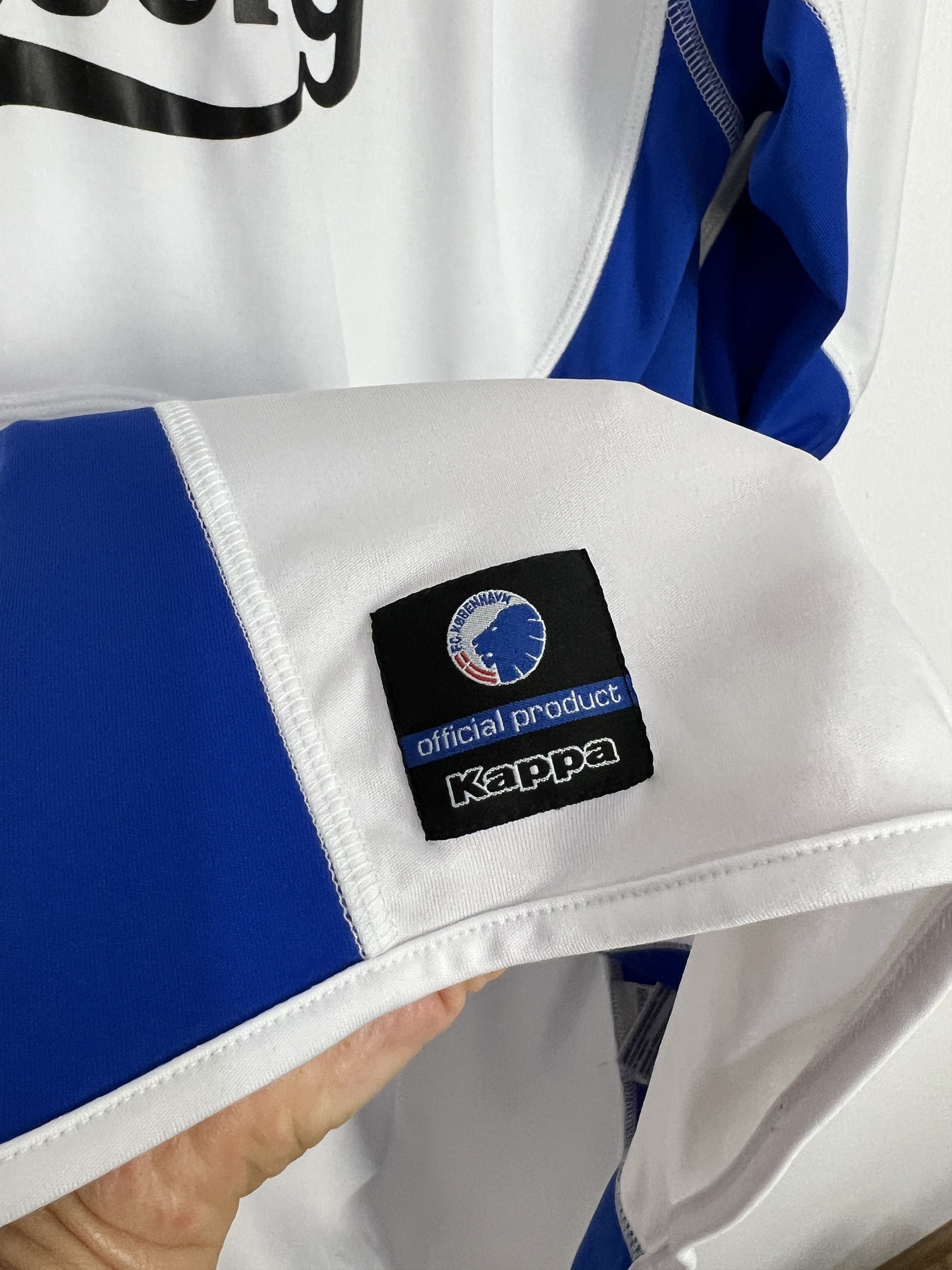 Kappa Kobenhavn football Shirt 2011 Soccer Kappa White Jersey Size US L / EU 52-54 / 3 - 5 Thumbnail