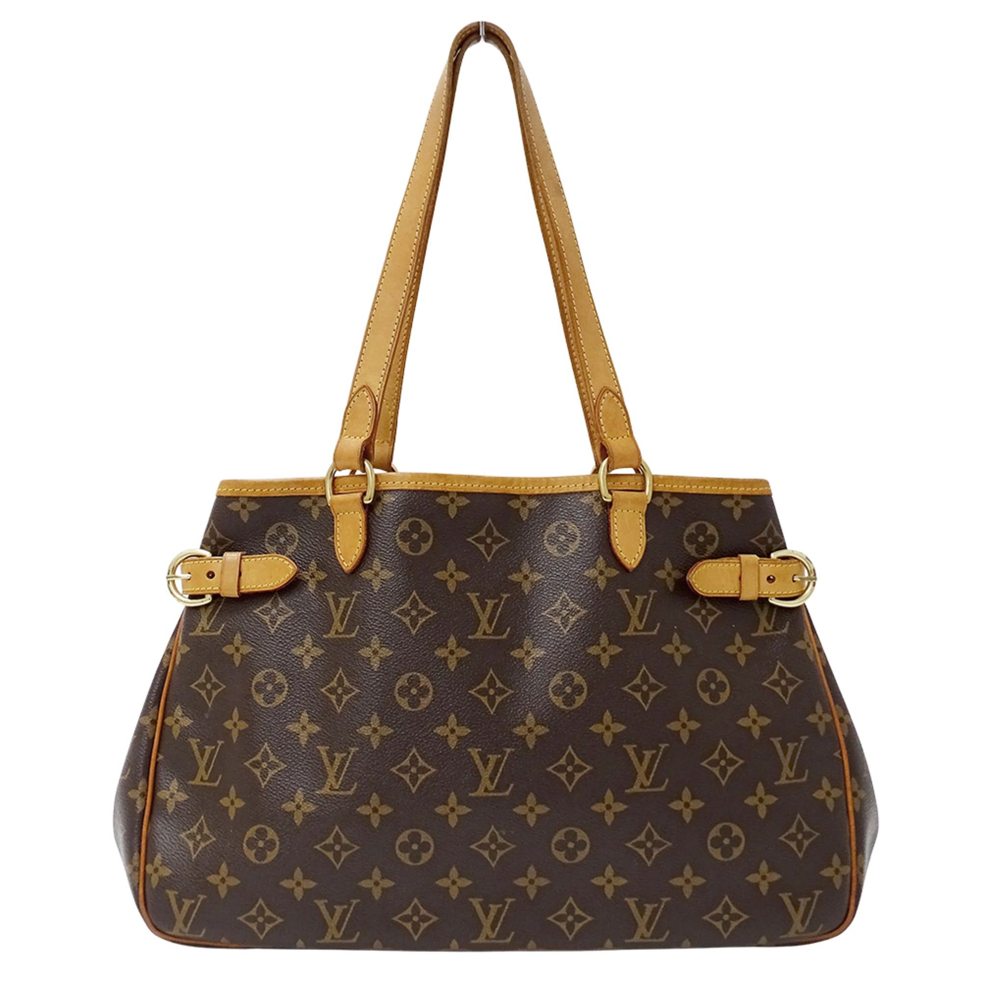 Louis Vuitton Louis Vuitton handbag, Monogram, women's, brand, tote bag, shoulder Batignolles Horizontal M51154, brown Size ONE SIZE - 1 Thumbnail