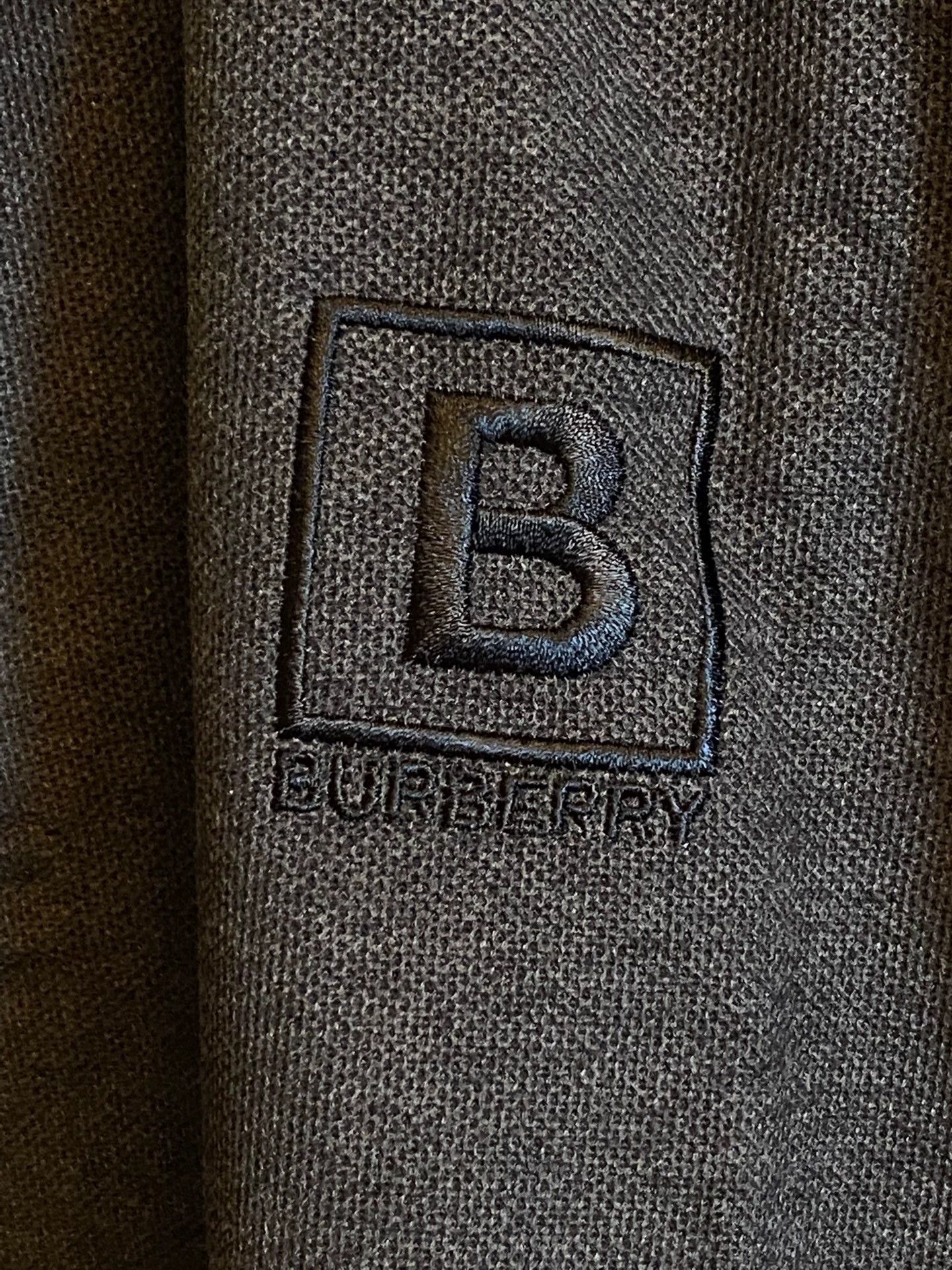 Burberry Burberry Dark Gray B Polo Shirt M Size US M / EU 48-50 / 2 - 3 Thumbnail
