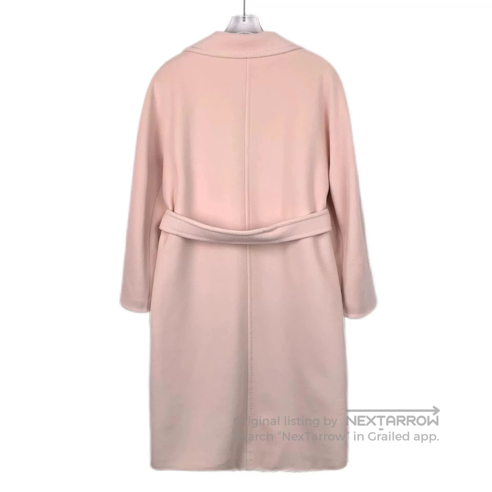 Other Maxmara Pink Double-Breasted Wool Coat. Size US XXS / EU 40 - 2 Thumbnail