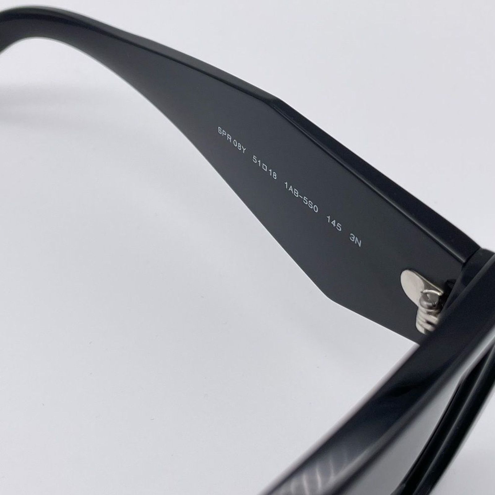 Prada NEW PRADA PR08YS 1AB5S0 Black Dark Grey Unisex Sunglasses Size ONE SIZE - 8 Thumbnail