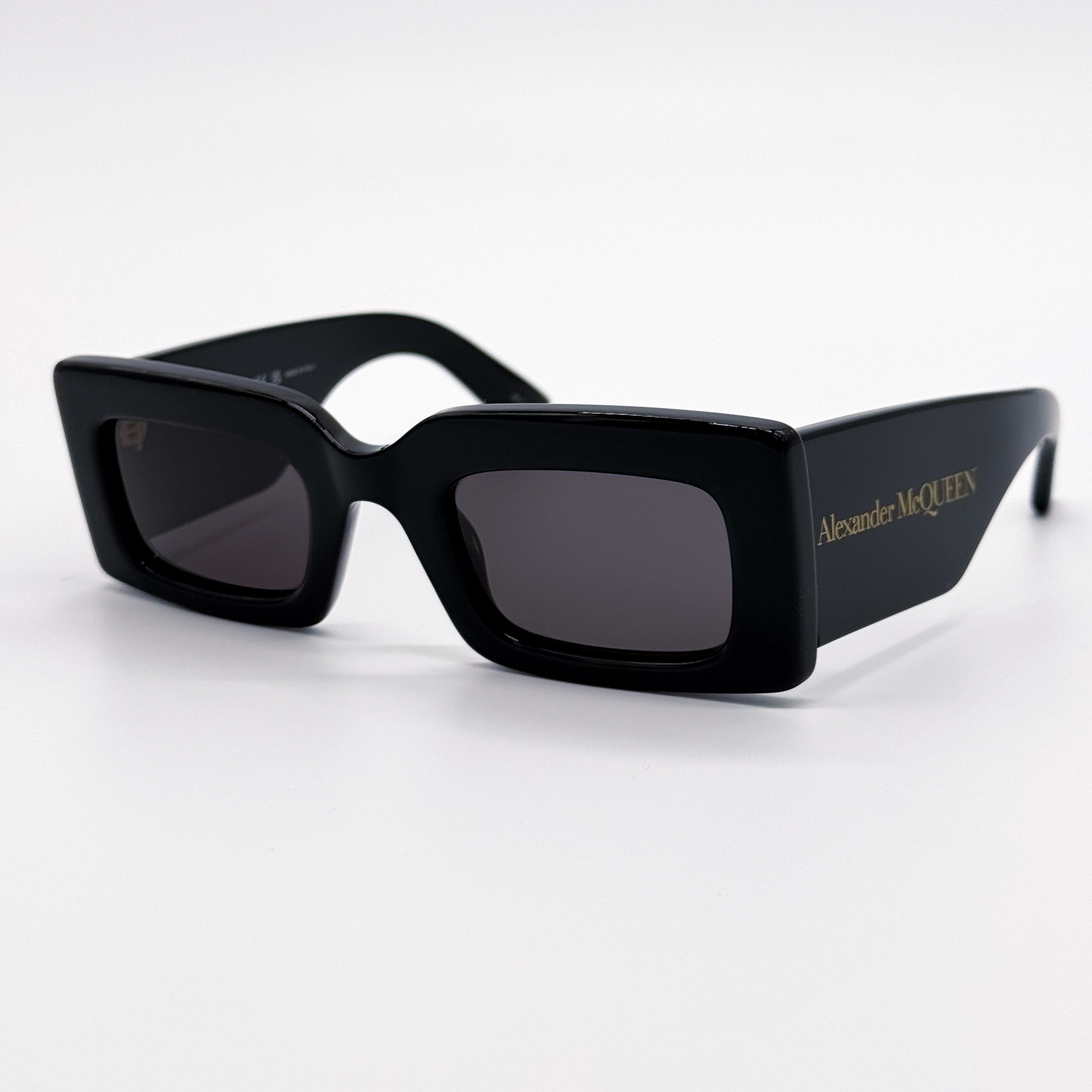 Alexander McQueen NEW ALEXANDER MCQUEEN SUNGLASSES WOMEN SQUARE AM0433S 001 Size ONE SIZE - 2 Thumbnail