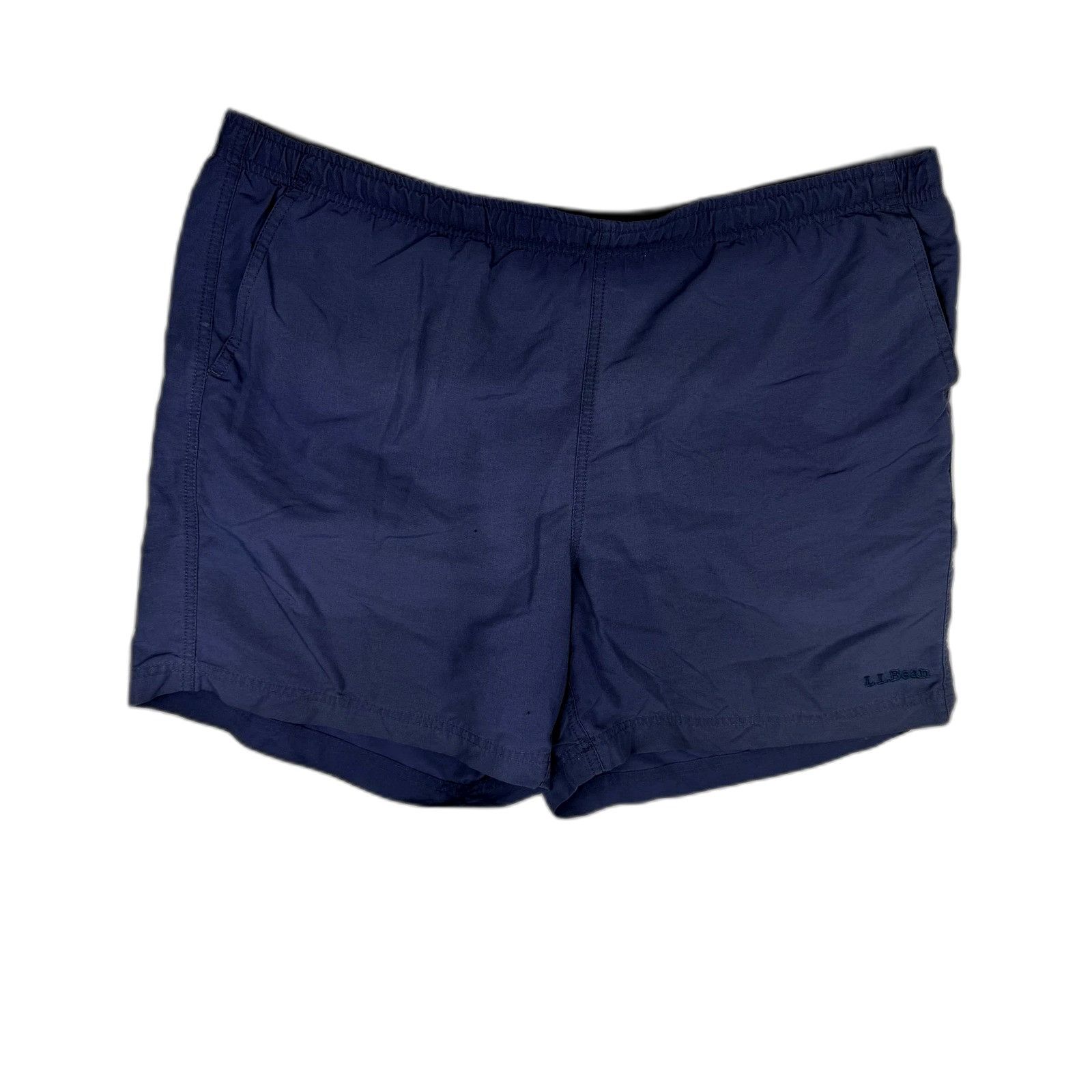 L.L. Bean LL Bean Supplex Nylon Sport Shorts Mens L Navy Blue Mesh Lin Size US 26 / EU 42 - 1 Thumbnail